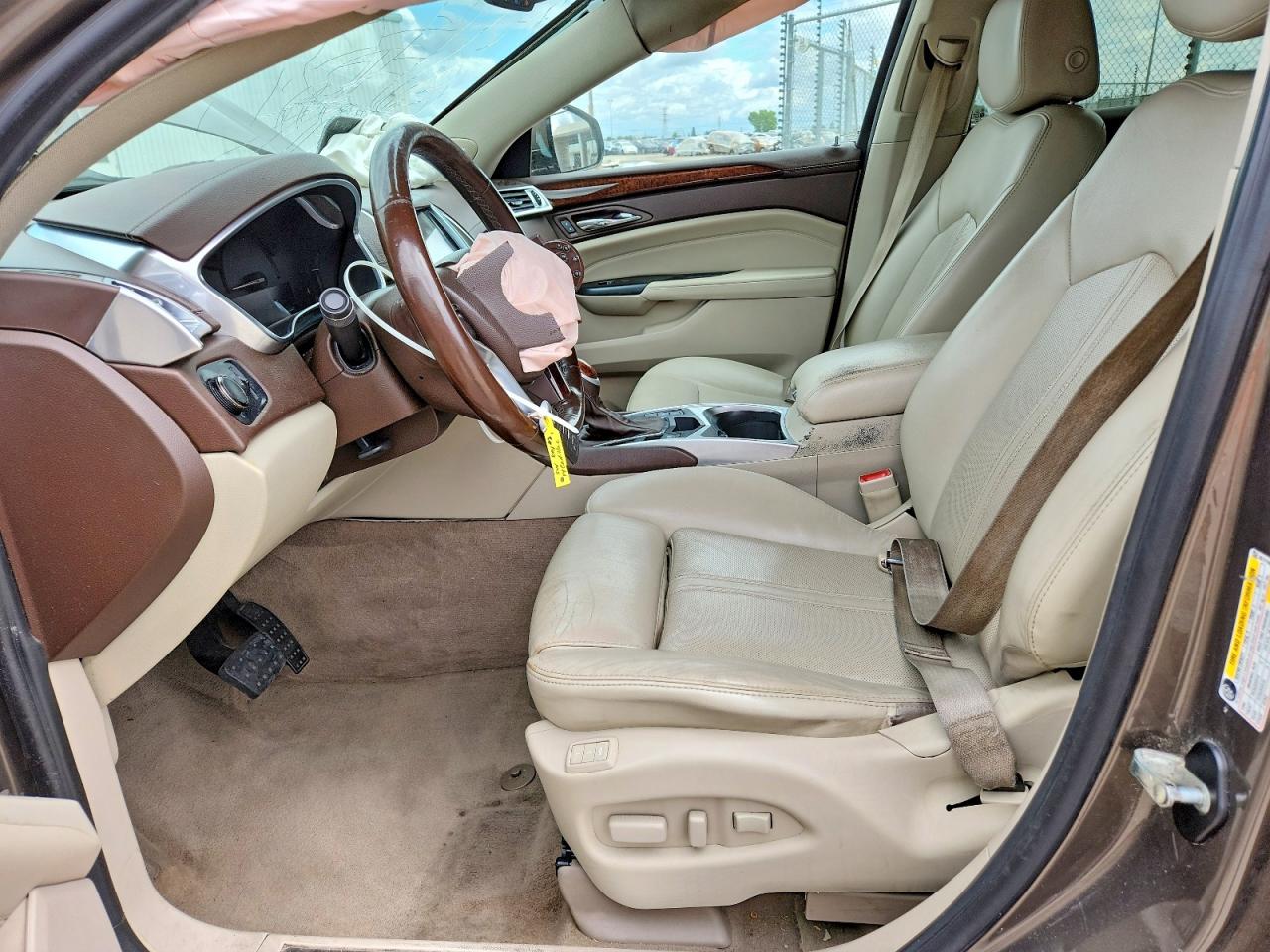 2014 Cadillac Srx Luxury Collection Brown vin: 3GYFNBE37ES614709