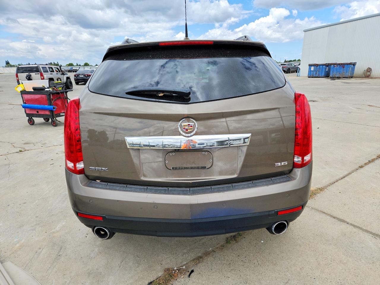 2014 Cadillac Srx Luxury Collection Brown vin: 3GYFNBE37ES614709