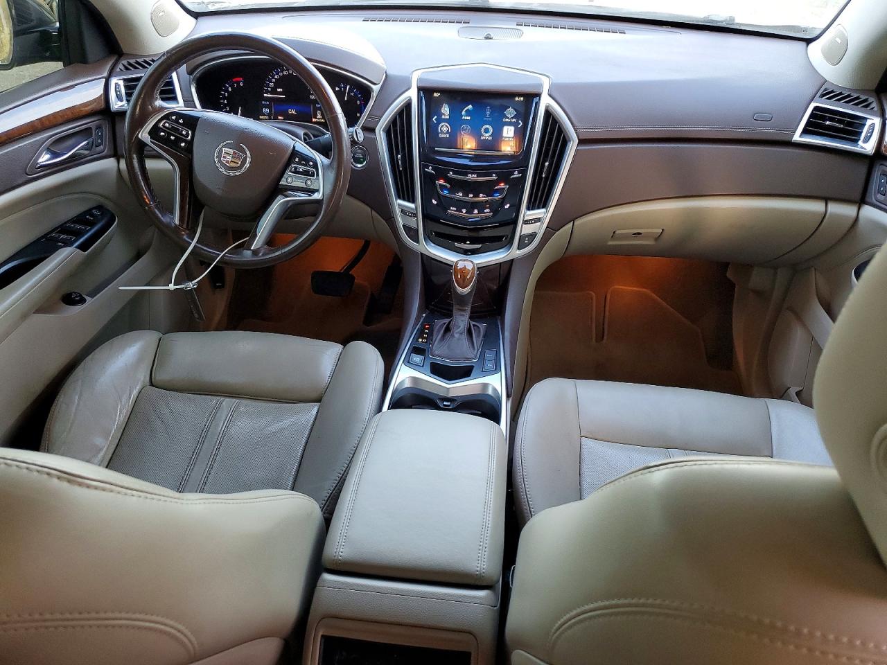 2014 Cadillac Srx Luxury Collection Brown vin: 3GYFNBE37ES647676