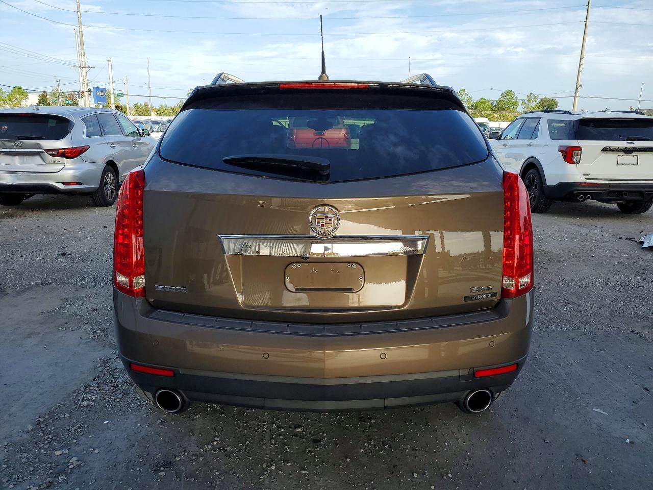 2014 Cadillac Srx Luxury Collection Brown vin: 3GYFNBE37ES647676