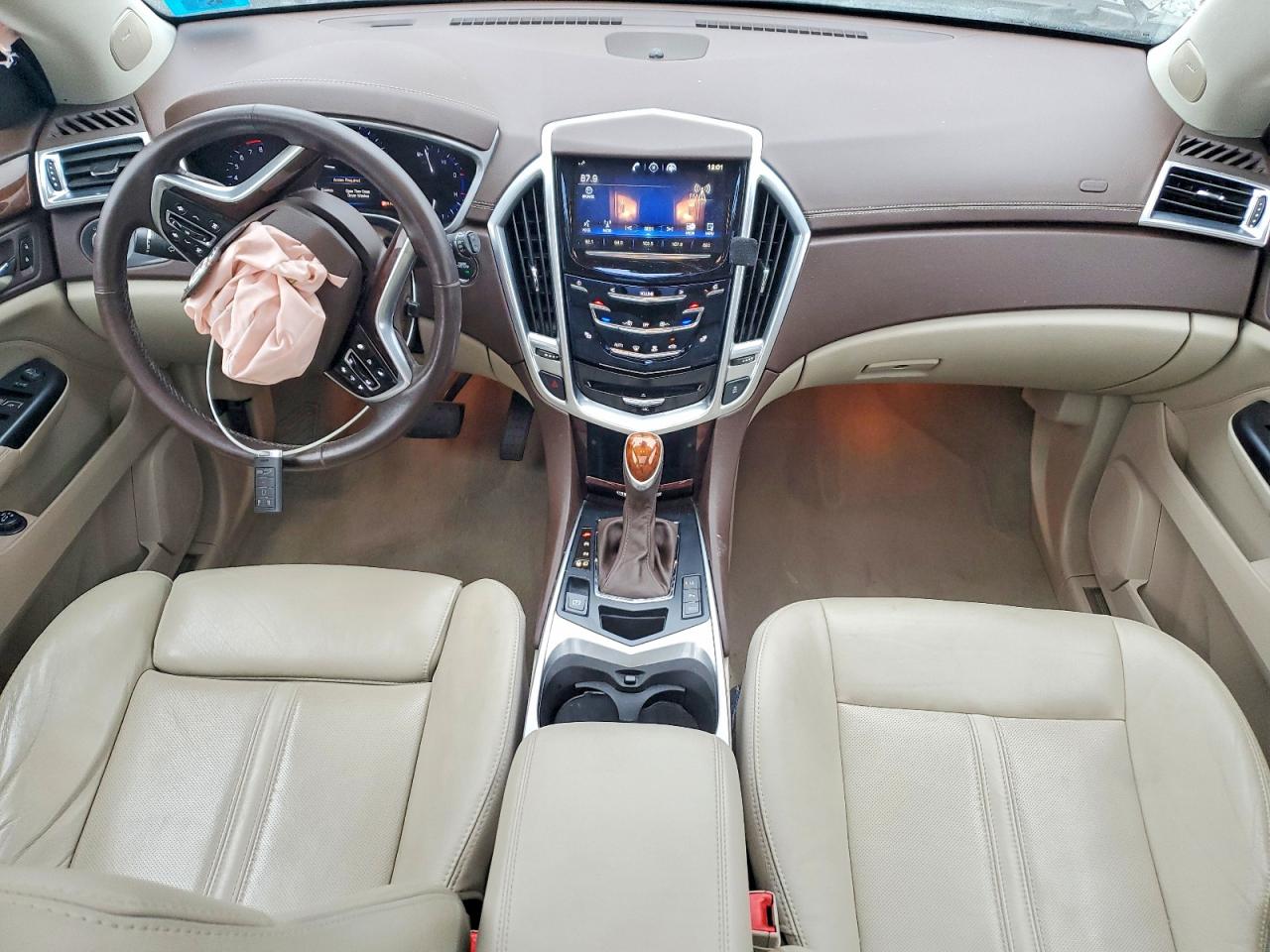 2014 Cadillac Srx Luxury Collection Tan vin: 3GYFNBE37ES656846