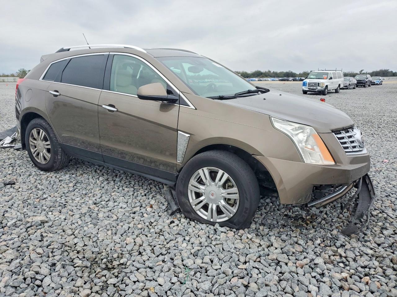 2014 Cadillac Srx Luxury Collection Tan vin: 3GYFNBE37ES656846
