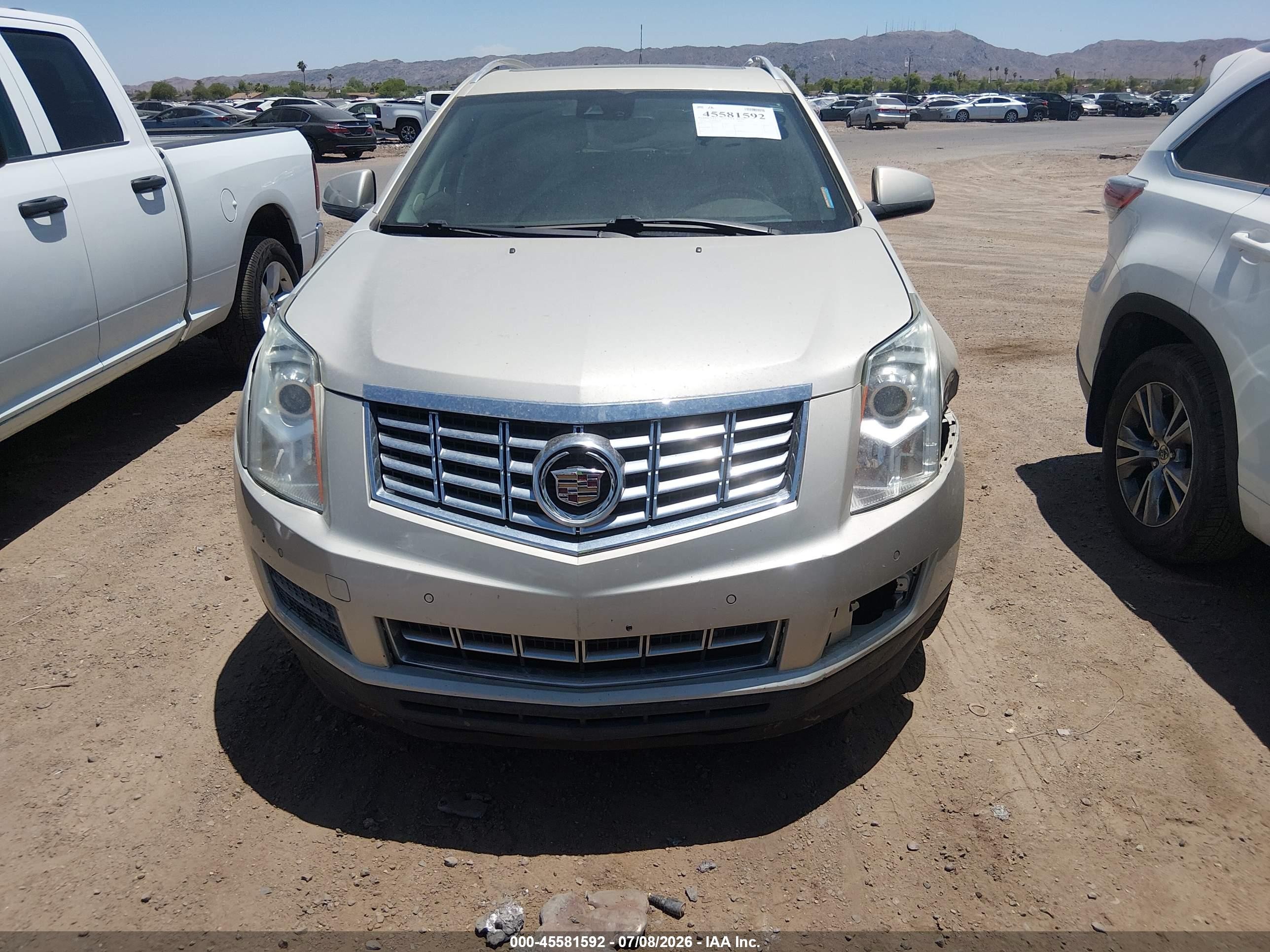 2014 Cadillac Srx Luxury Collection Gold vin: 3GYFNBE37ES686445