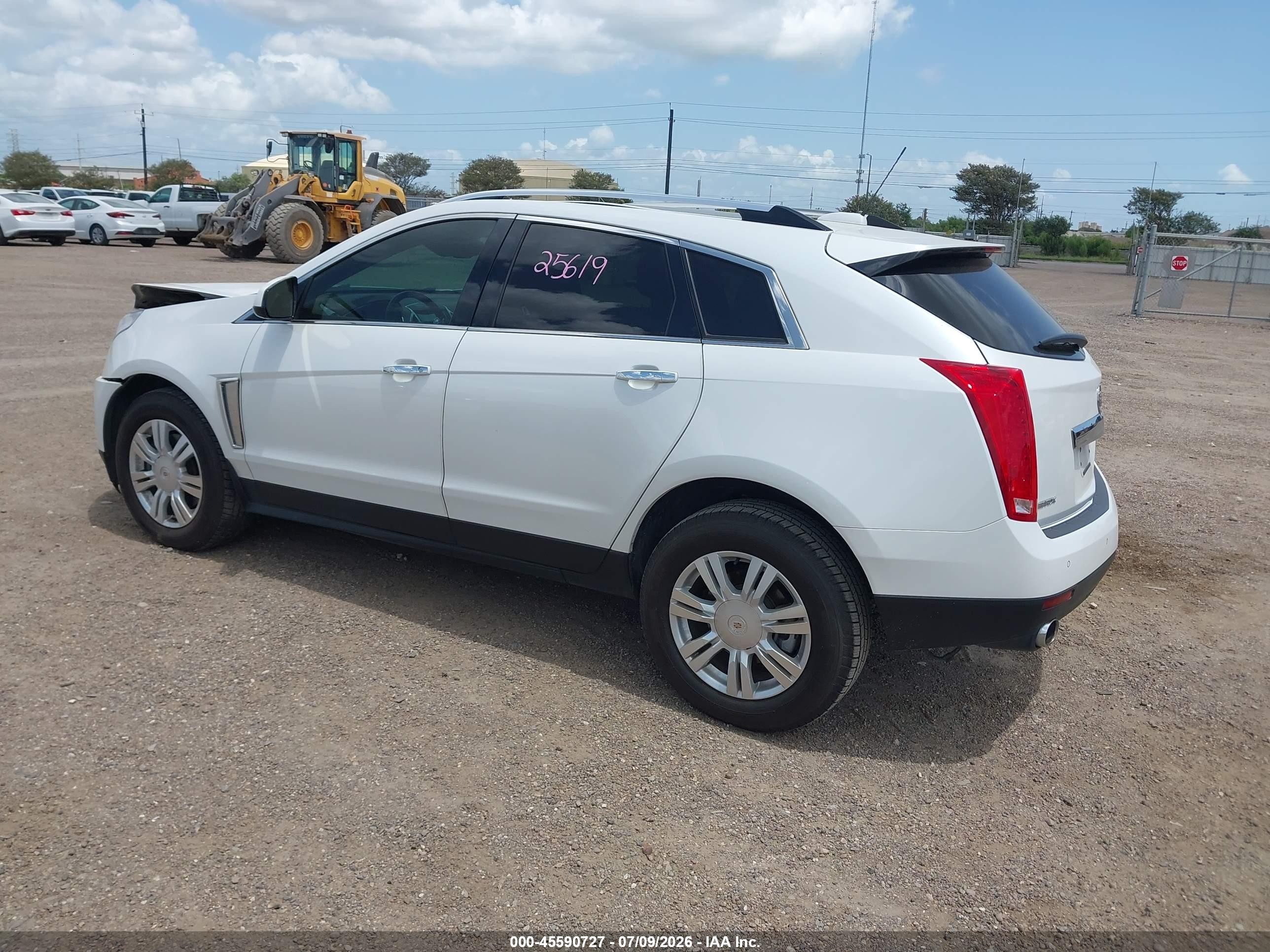 2015 Cadillac Srx Luxury Collection White vin: 3GYFNBE37FS516250