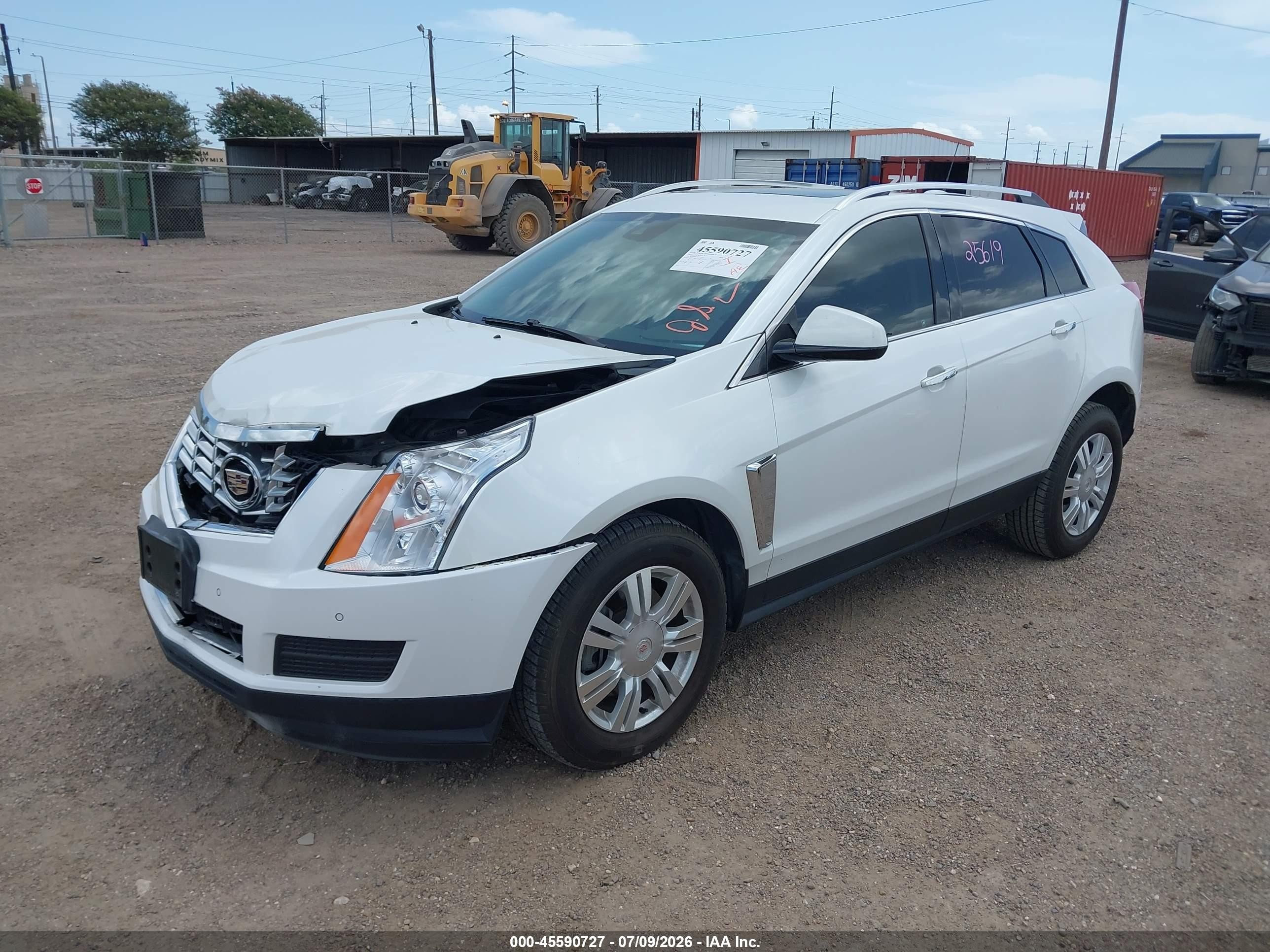2015 Cadillac Srx Luxury Collection White vin: 3GYFNBE37FS516250