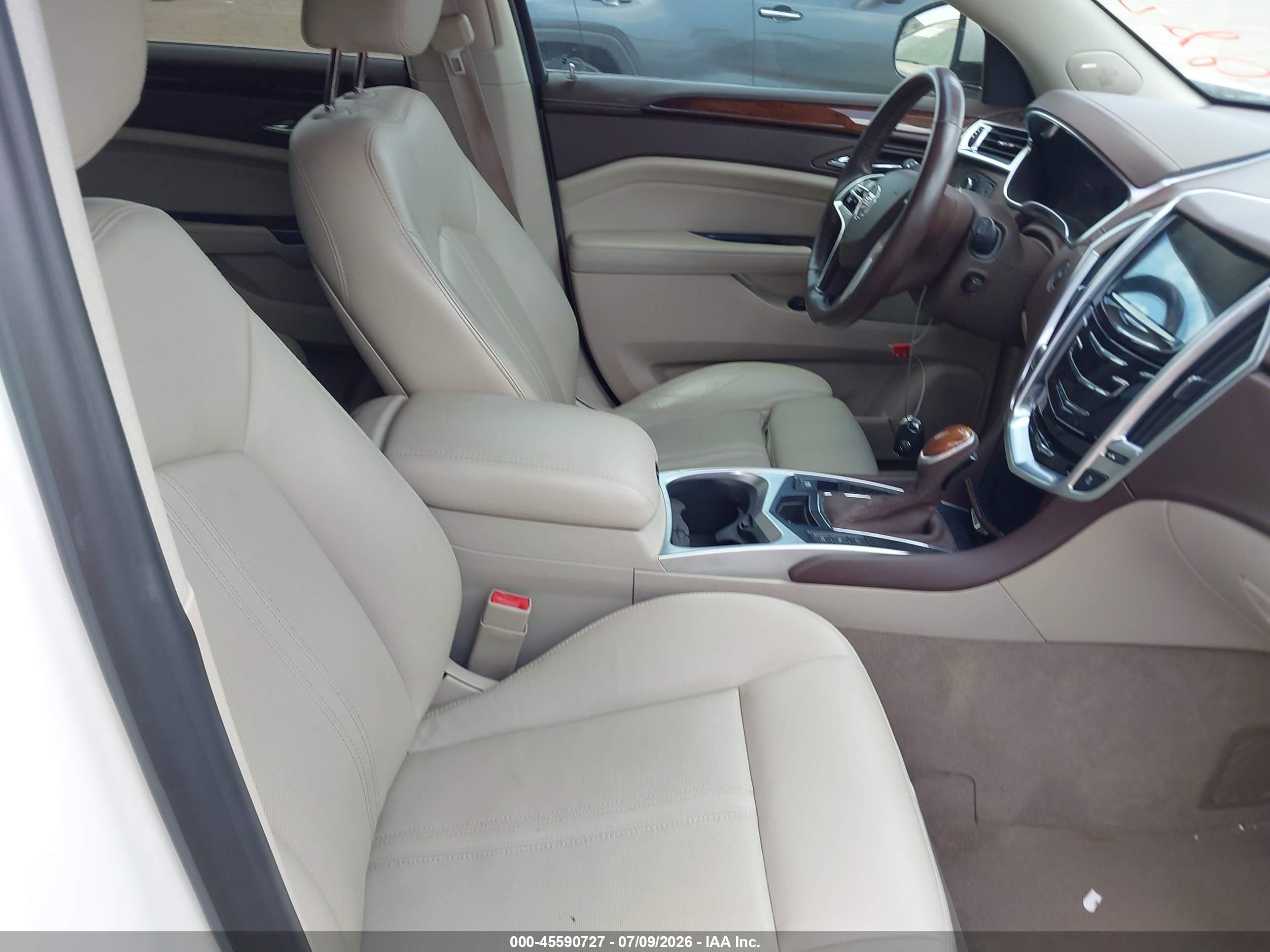 2015 Cadillac Srx Luxury Collection White vin: 3GYFNBE37FS516250
