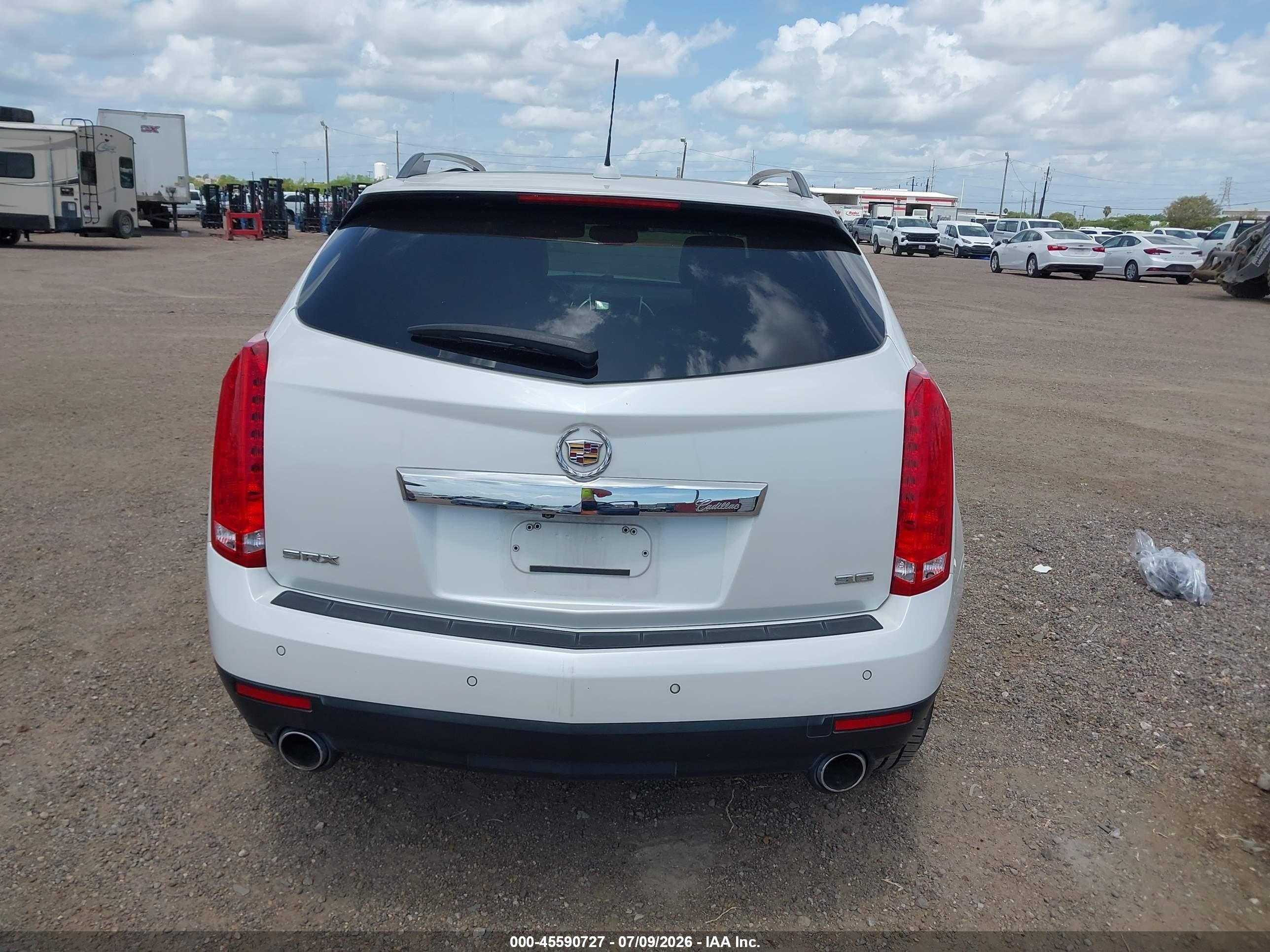 2015 Cadillac Srx Luxury Collection White vin: 3GYFNBE37FS516250