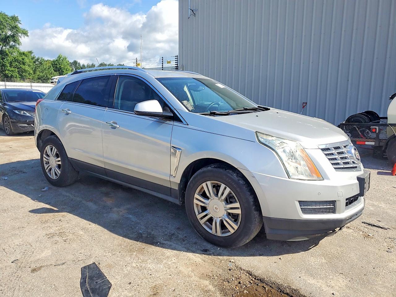 2015 Cadillac Srx Luxury Collection Silver vin: 3GYFNBE37FS535641