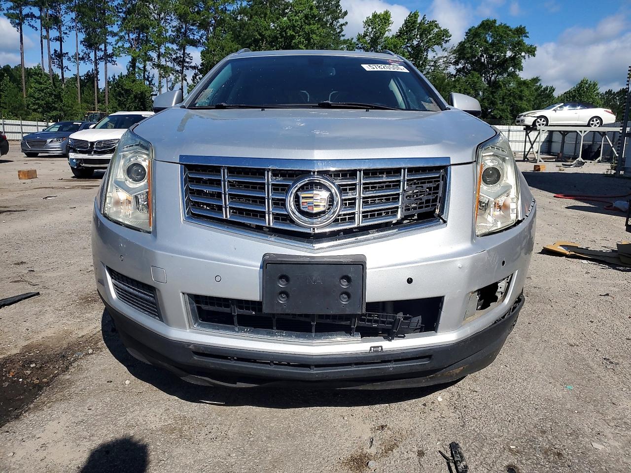 2015 Cadillac Srx Luxury Collection Silver vin: 3GYFNBE37FS535641