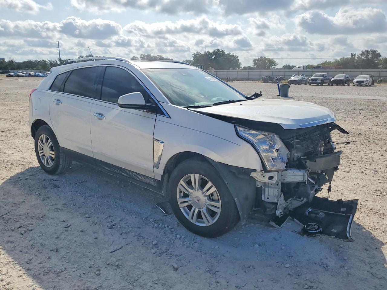 2015 Cadillac Srx Luxury Collection White vin: 3GYFNBE37FS546610