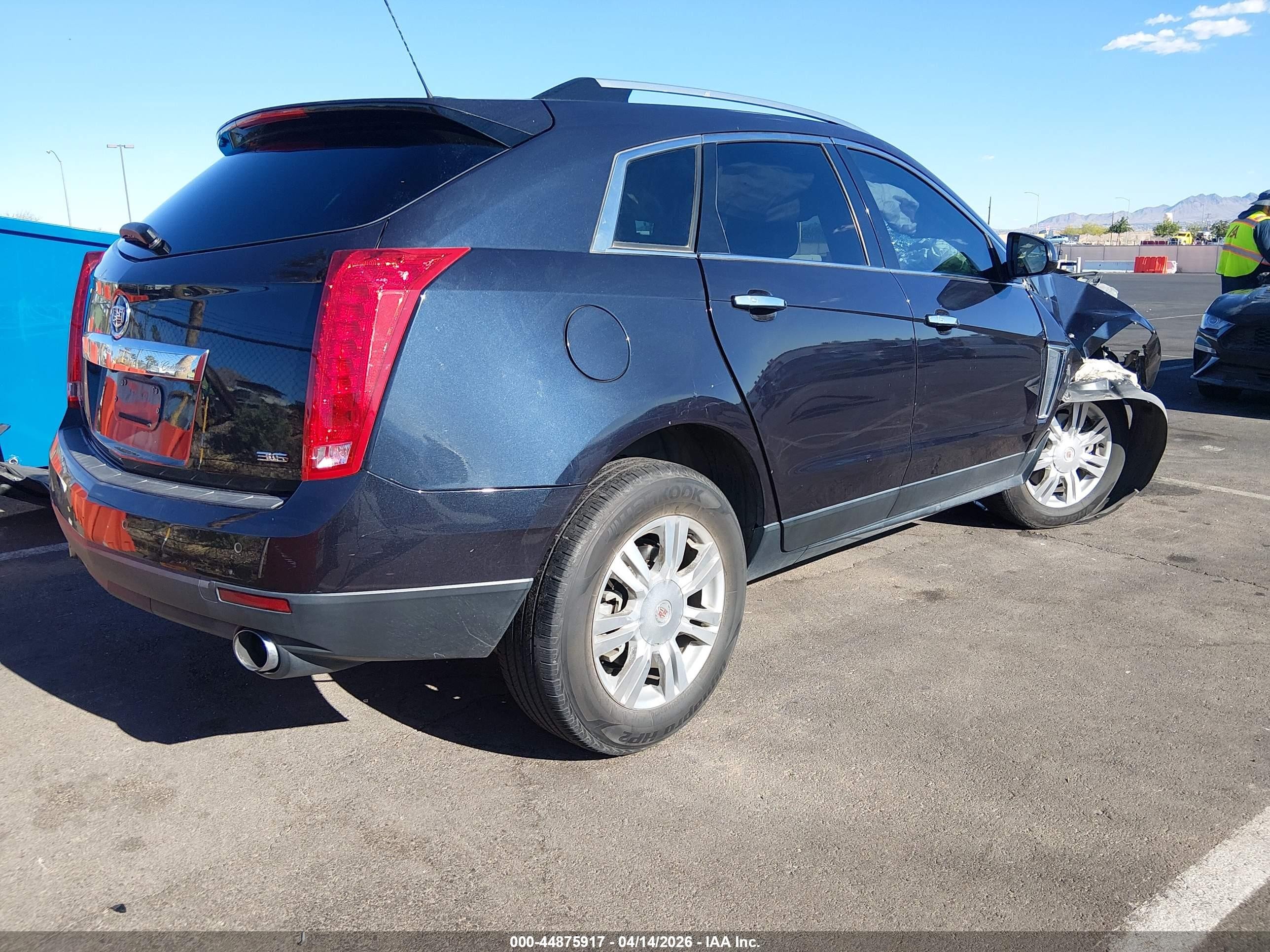 2015 Cadillac Srx Luxury Collection Blue vin: 3GYFNBE37FS599890