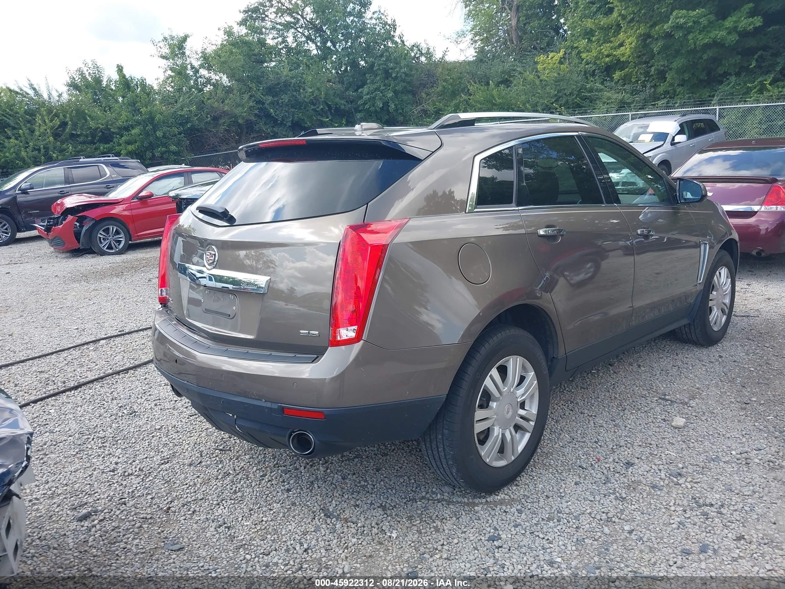 2015 Cadillac Srx Luxury Collection Brown vin: 3GYFNBE37FS604473