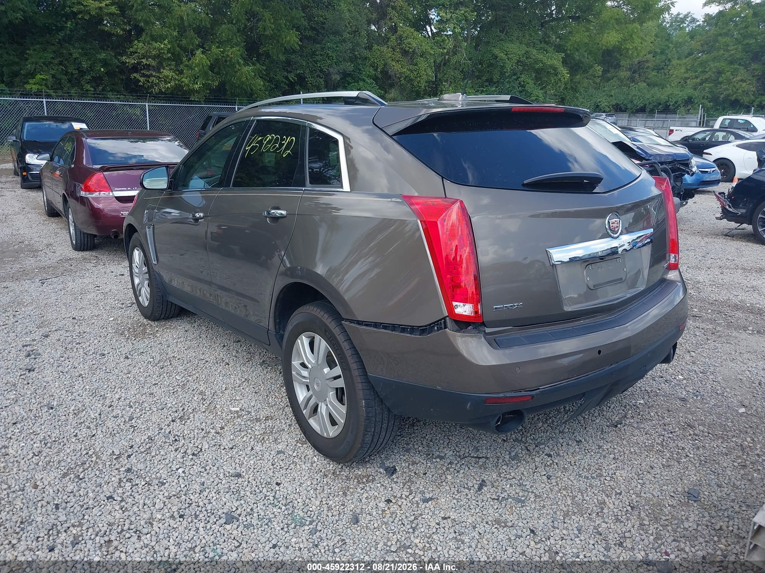 2015 Cadillac Srx Luxury Collection Brown vin: 3GYFNBE37FS604473
