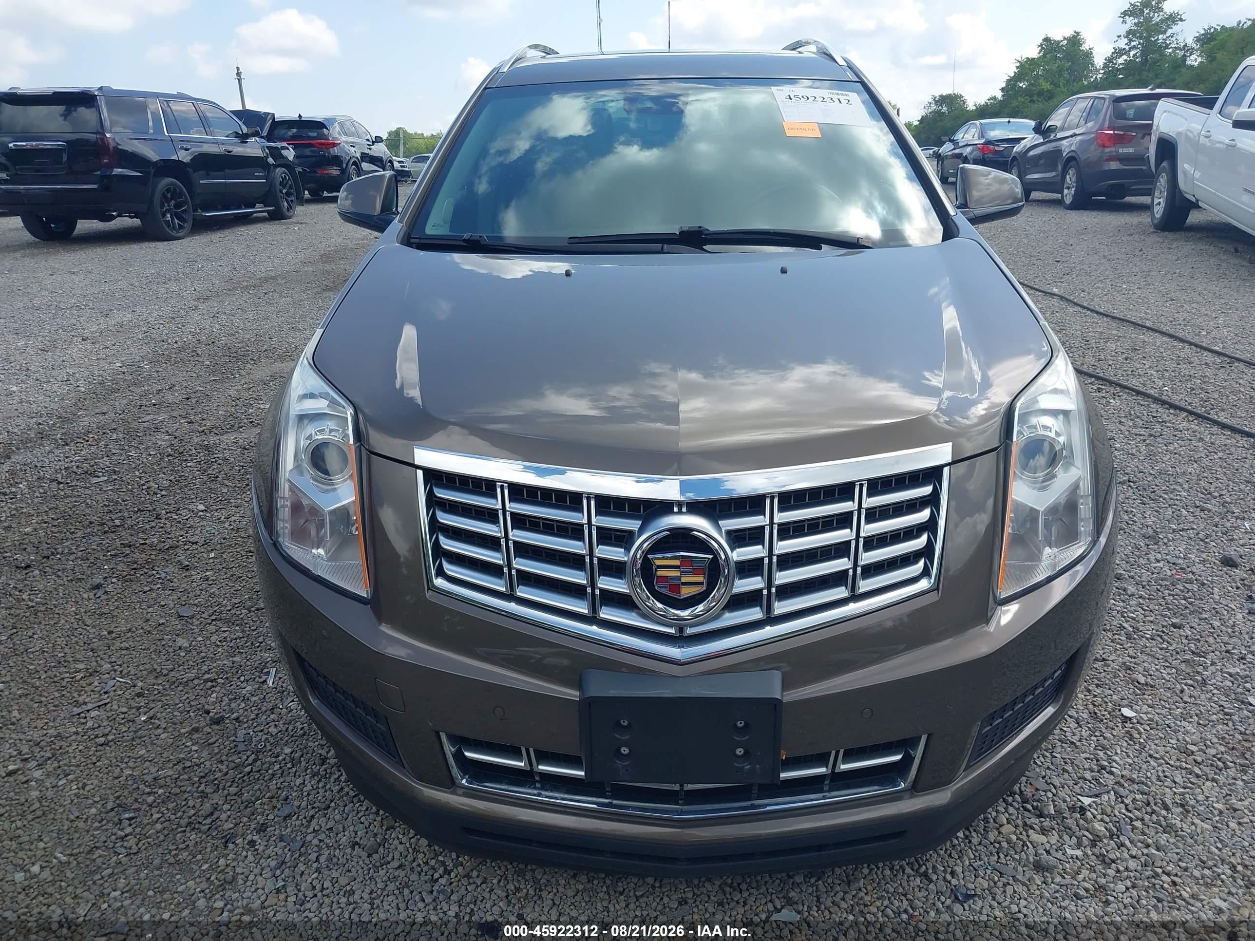 2015 Cadillac Srx Luxury Collection Brown vin: 3GYFNBE37FS604473