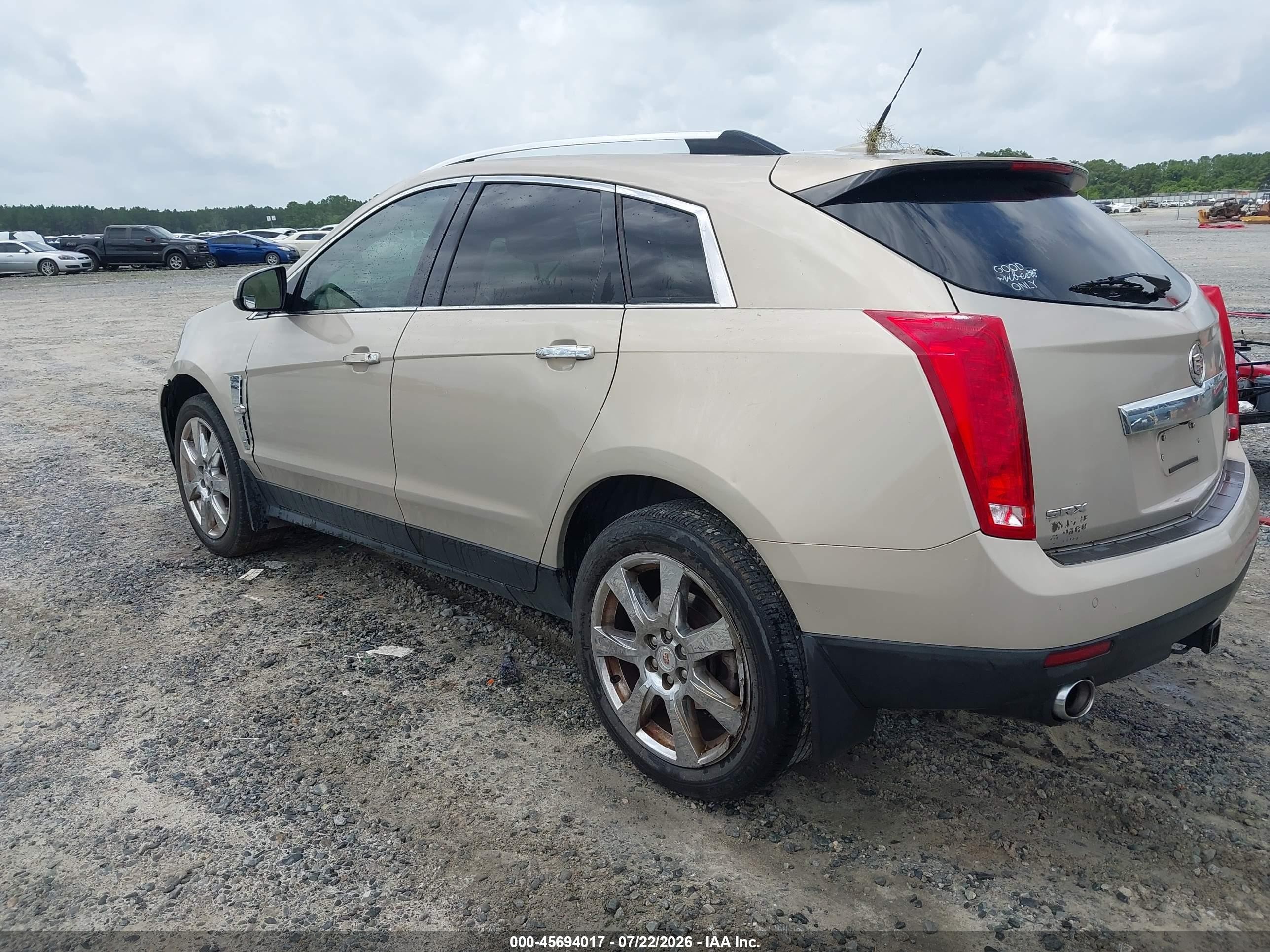 2012 Cadillac Srx Performance Collection Tan vin: 3GYFNBE38CS524241