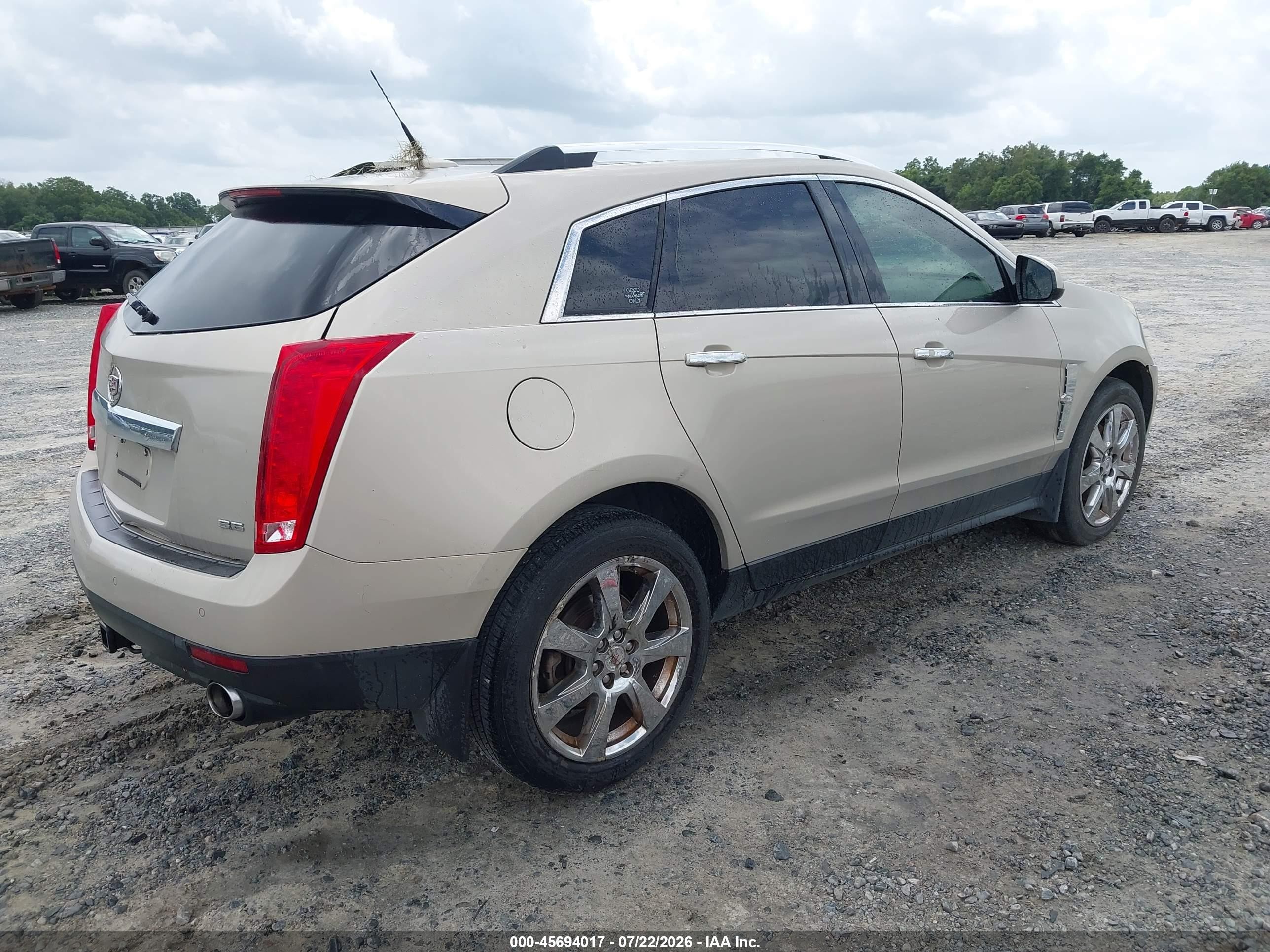 2012 Cadillac Srx Performance Collection Tan vin: 3GYFNBE38CS524241