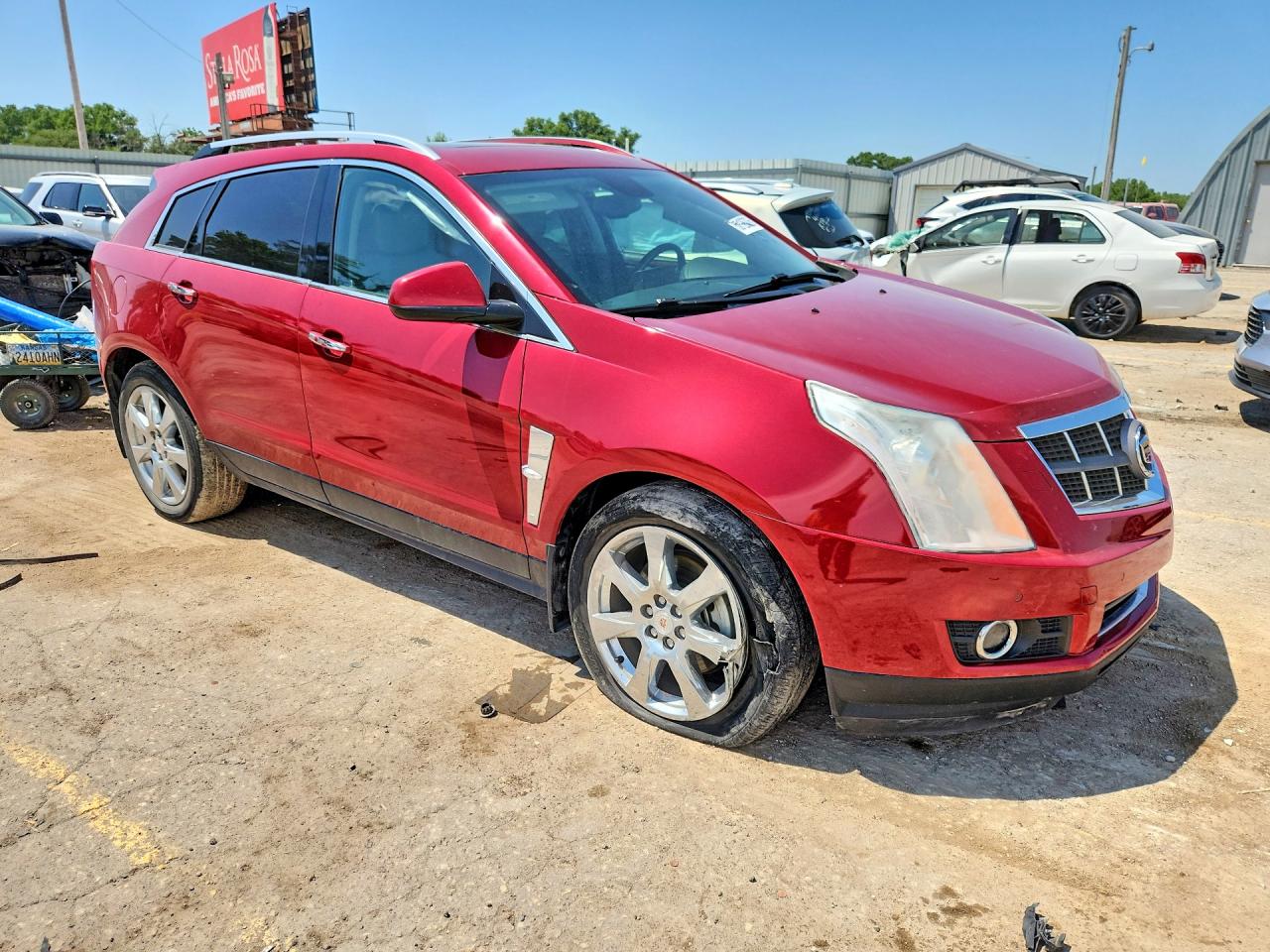 2012 Cadillac Srx Performance Collection Red vin: 3GYFNBE38CS658134