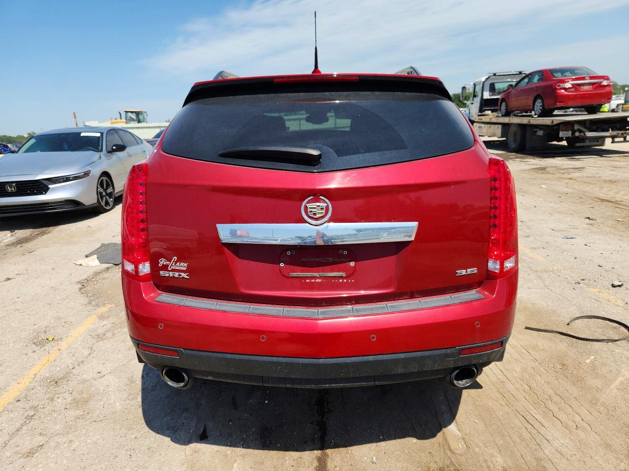 2012 Cadillac Srx Performance Collection Red vin: 3GYFNBE38CS658134