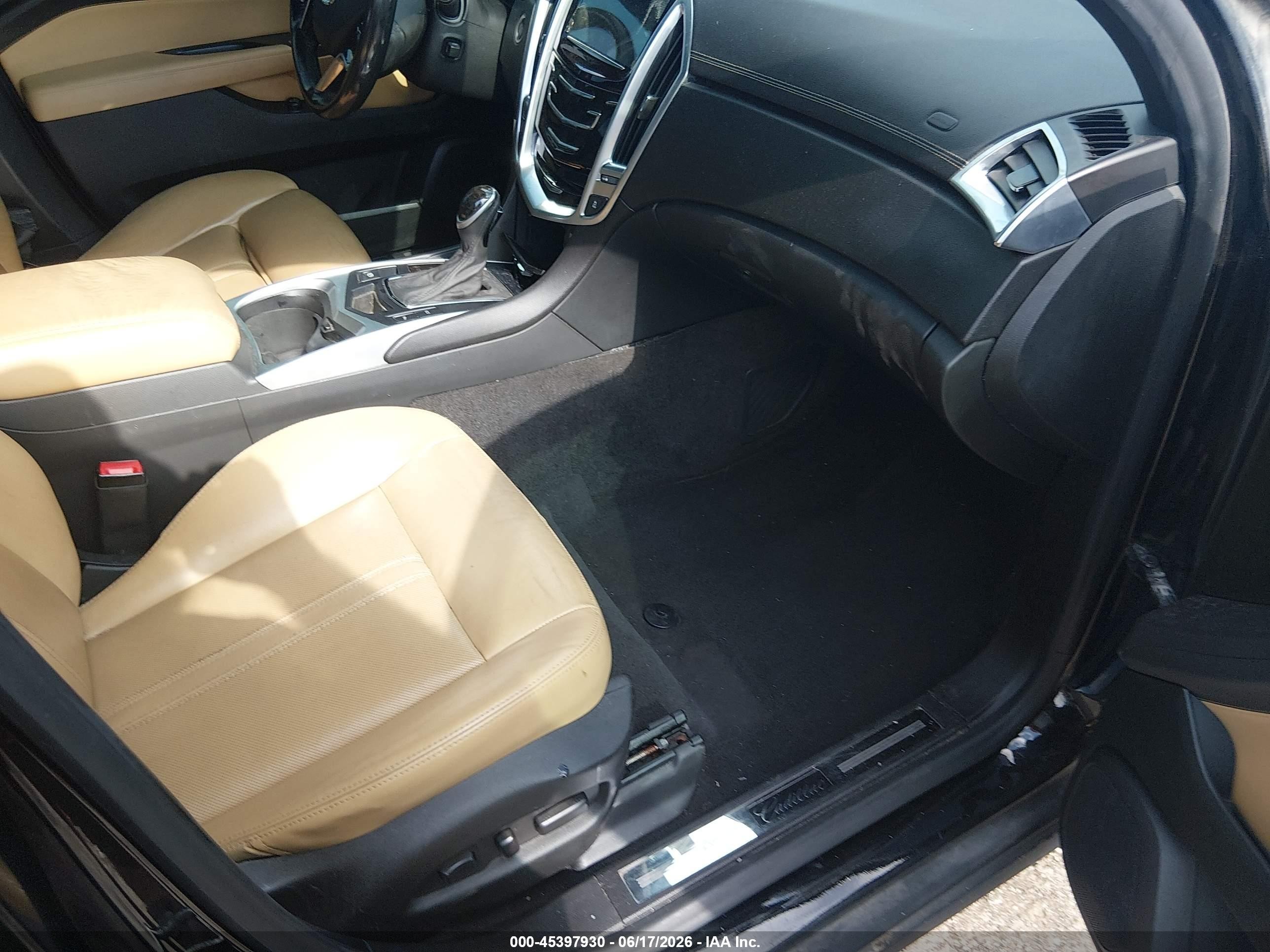 2014 Cadillac Srx Luxury Collection Black vin: 3GYFNBE38ES522329