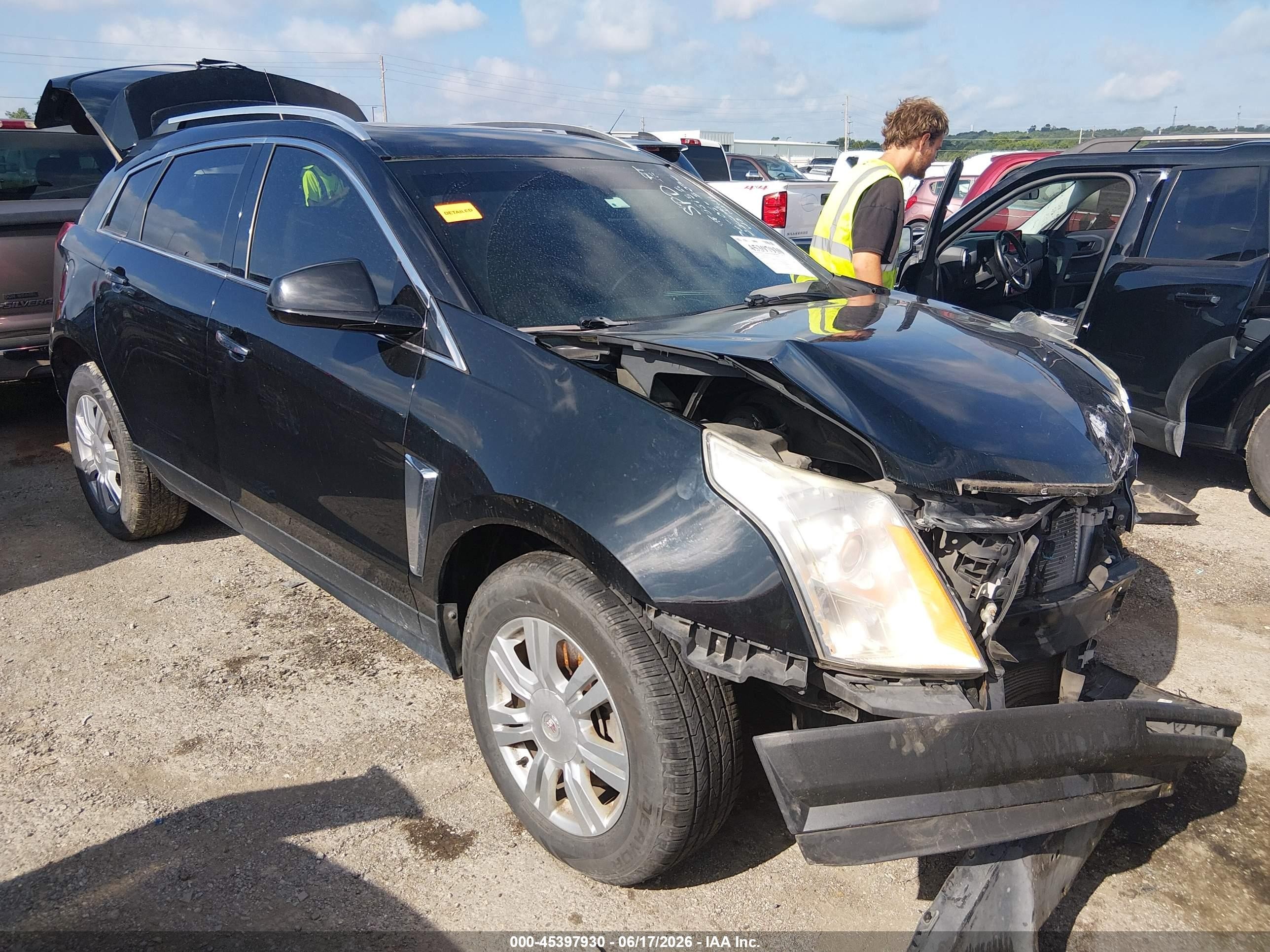2014 Cadillac Srx Luxury Collection Black vin: 3GYFNBE38ES522329