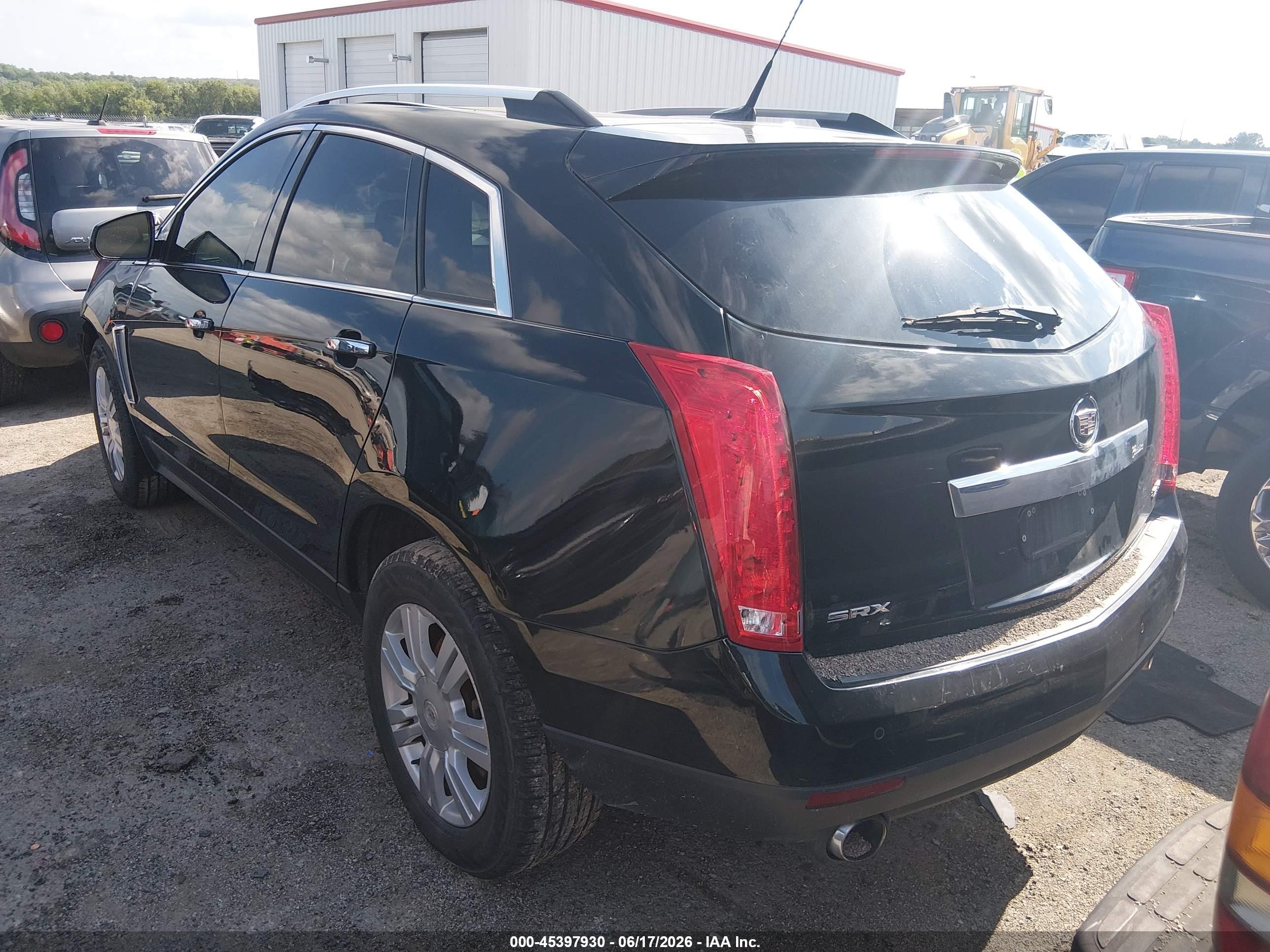 2014 Cadillac Srx Luxury Collection Black vin: 3GYFNBE38ES522329