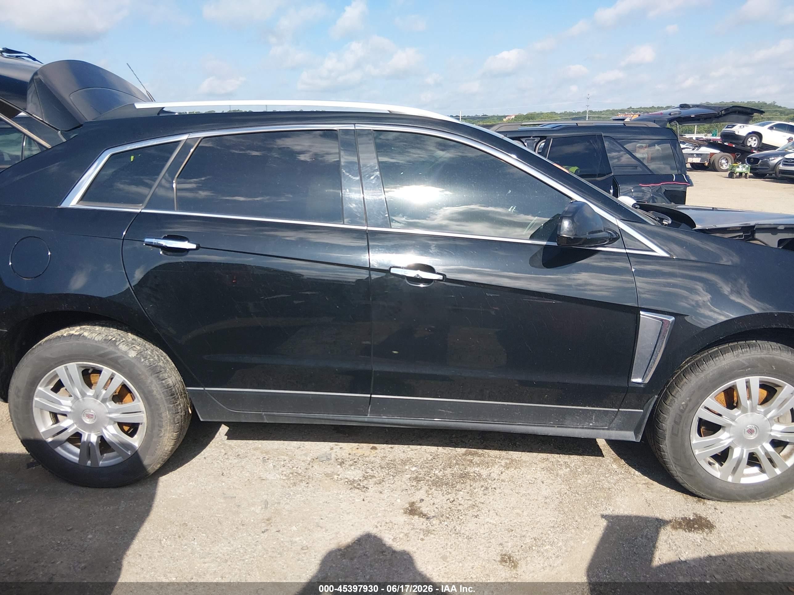 2014 Cadillac Srx Luxury Collection Black vin: 3GYFNBE38ES522329