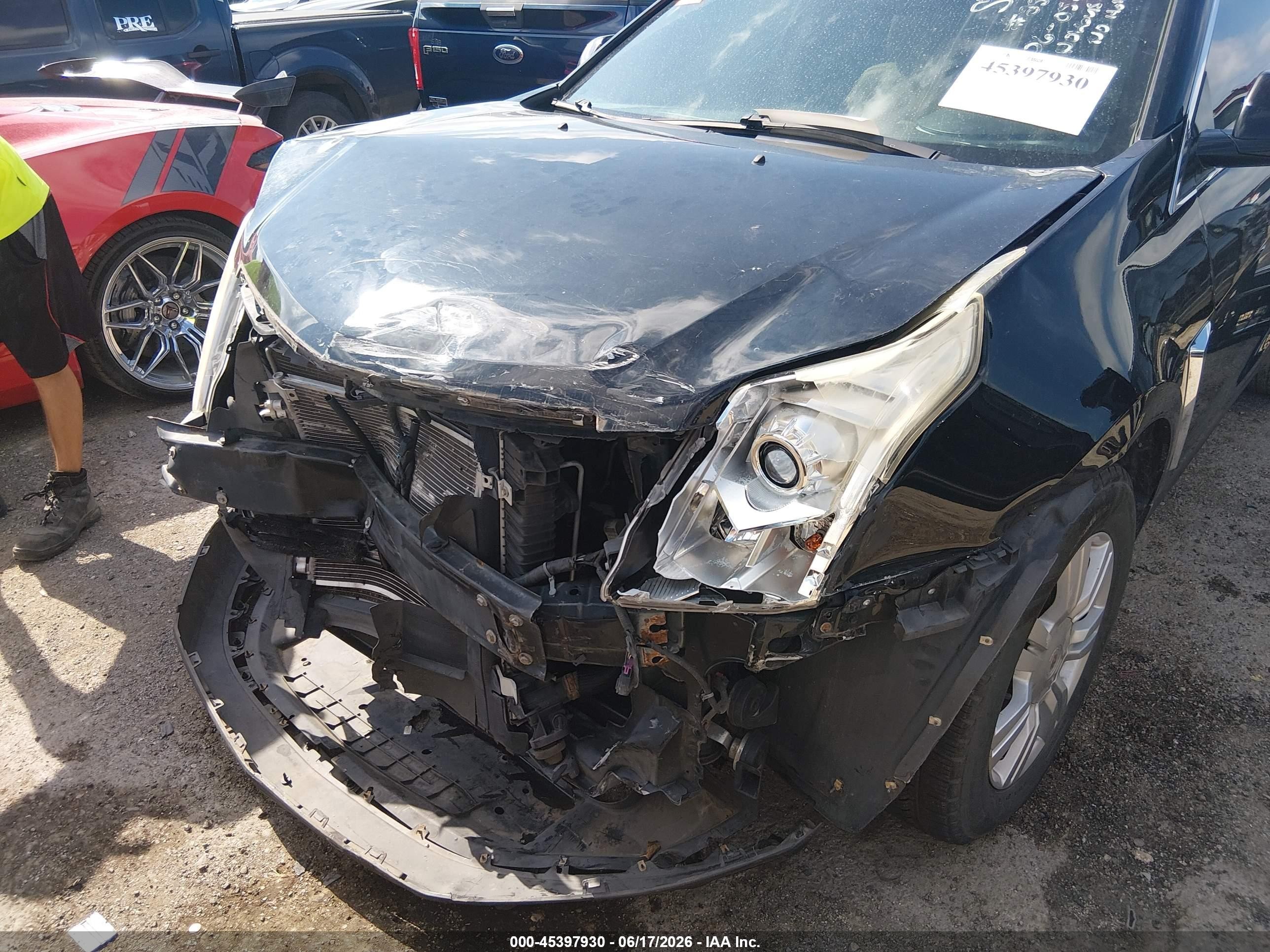 2014 Cadillac Srx Luxury Collection Black vin: 3GYFNBE38ES522329