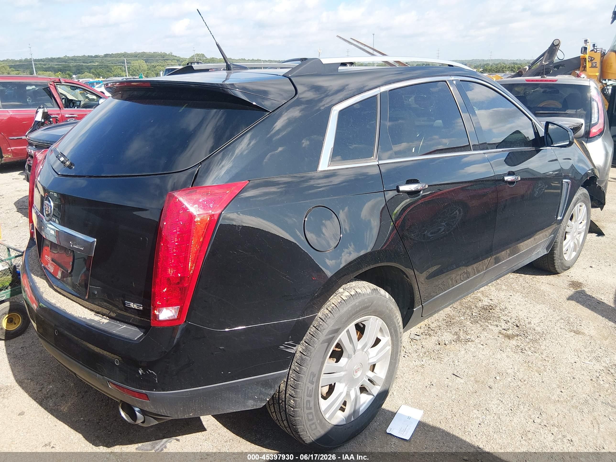 2014 Cadillac Srx Luxury Collection Black vin: 3GYFNBE38ES522329