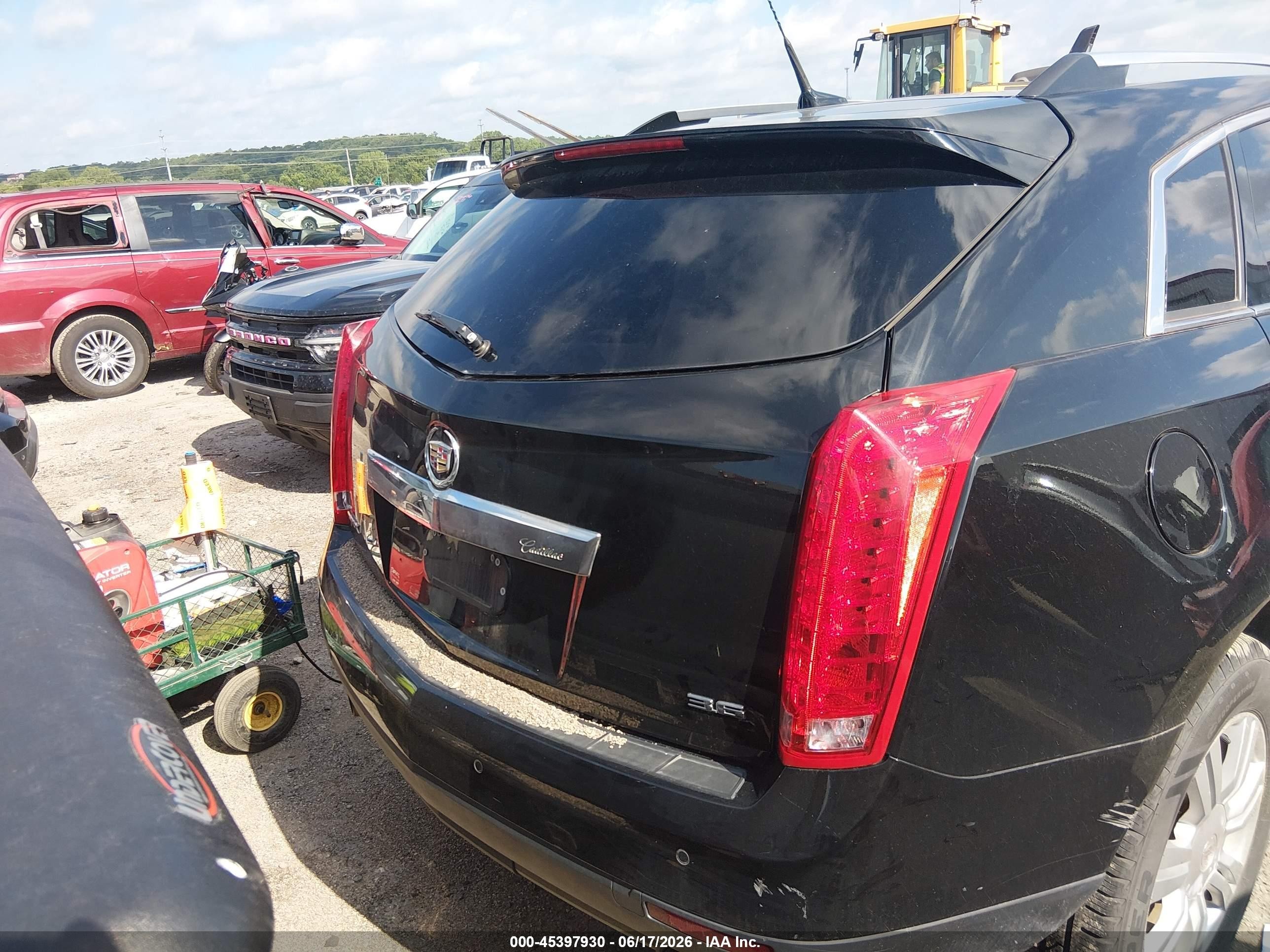 2014 Cadillac Srx Luxury Collection Black vin: 3GYFNBE38ES522329