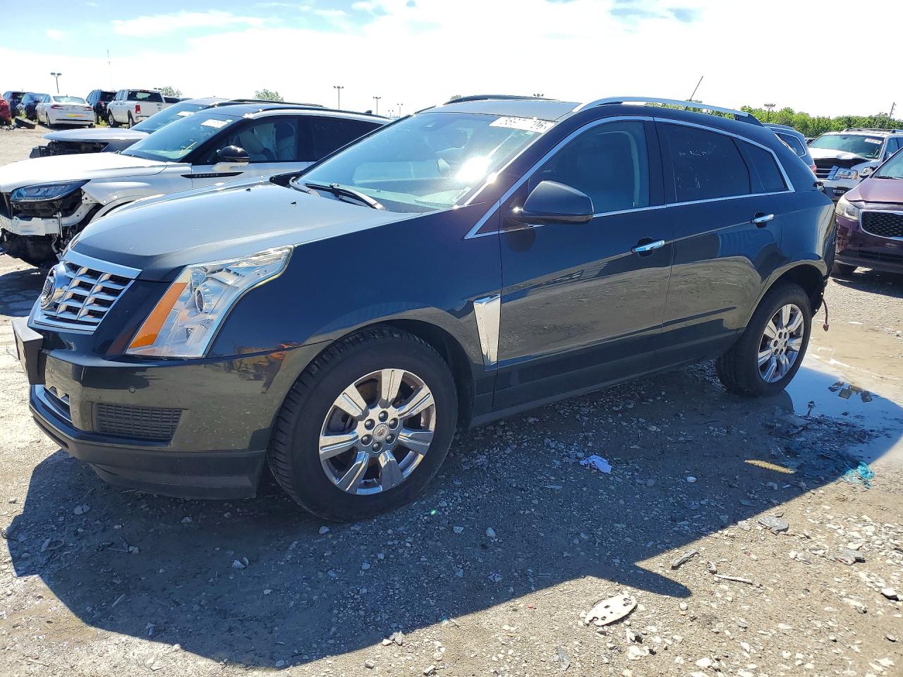2014 Cadillac Srx Luxury Collection Gray vin: 3GYFNBE38ES596785