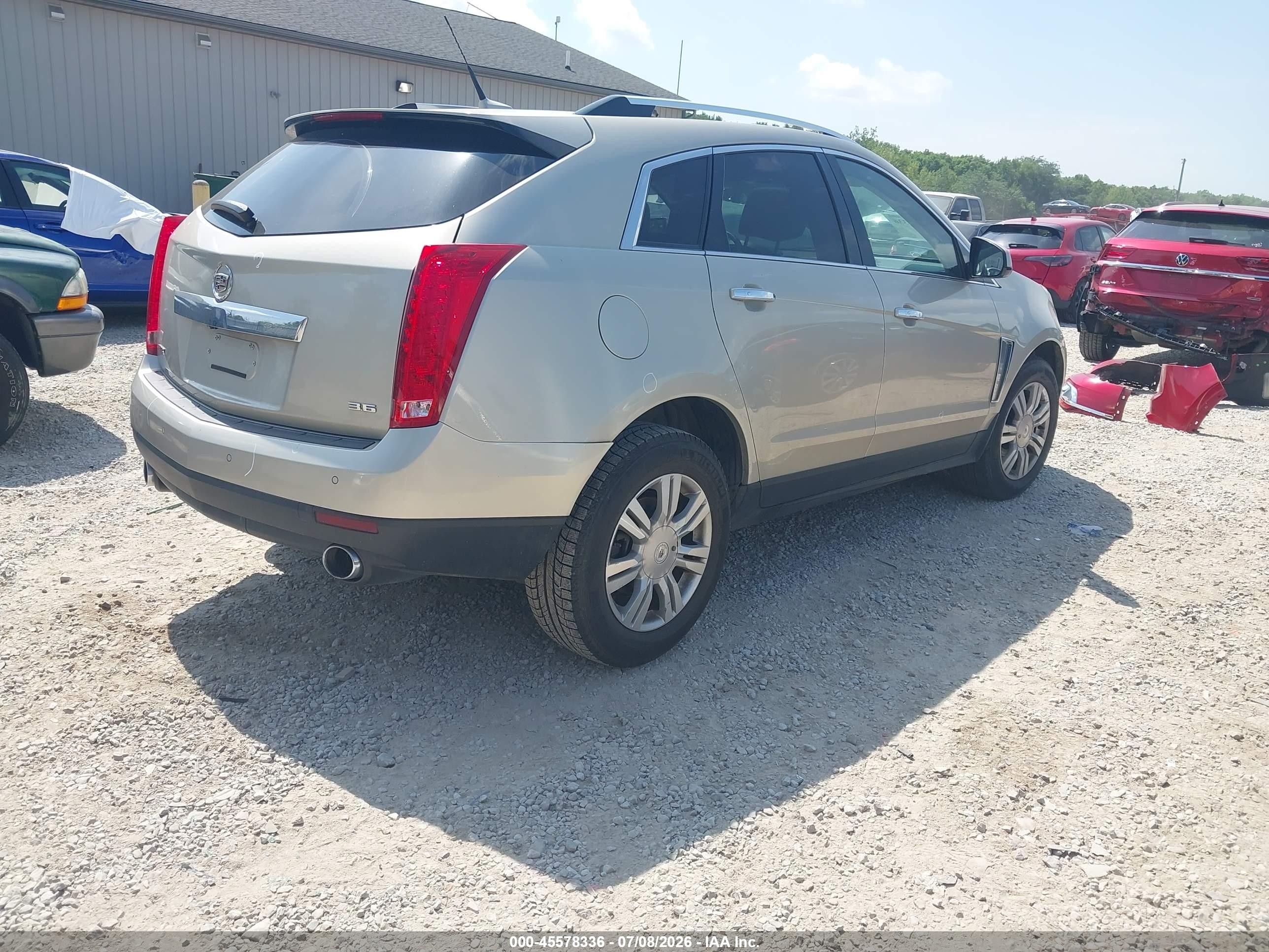 2014 Cadillac Srx Luxury Collection Gold vin: 3GYFNBE38ES597693
