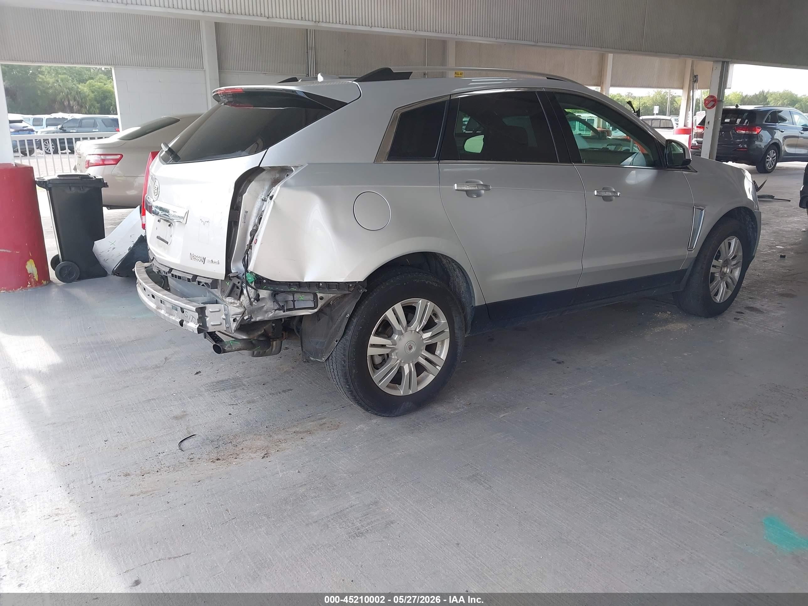2014 Cadillac Srx Luxury Collection Silver vin: 3GYFNBE38ES602116