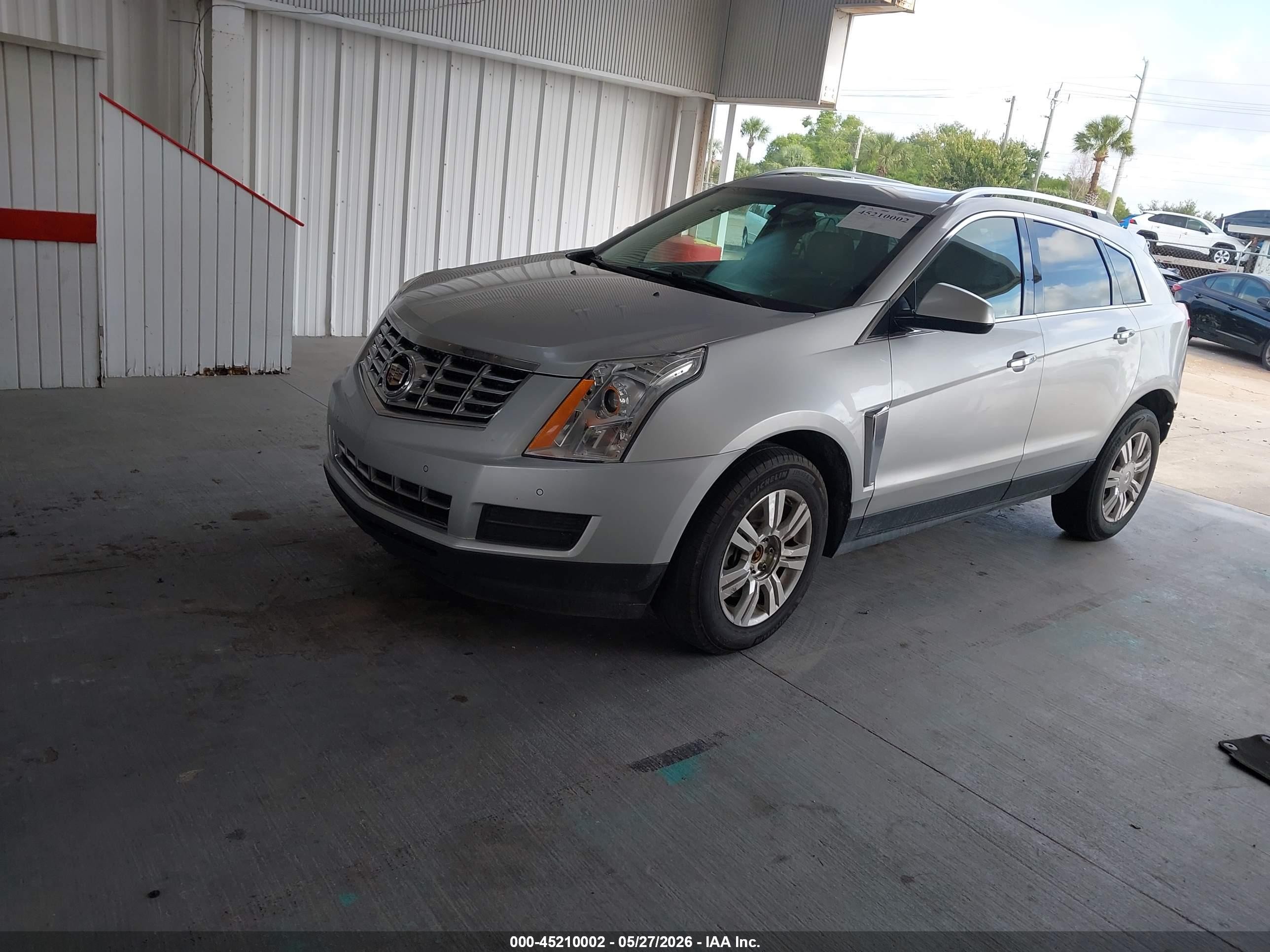 2014 Cadillac Srx Luxury Collection Silver vin: 3GYFNBE38ES602116