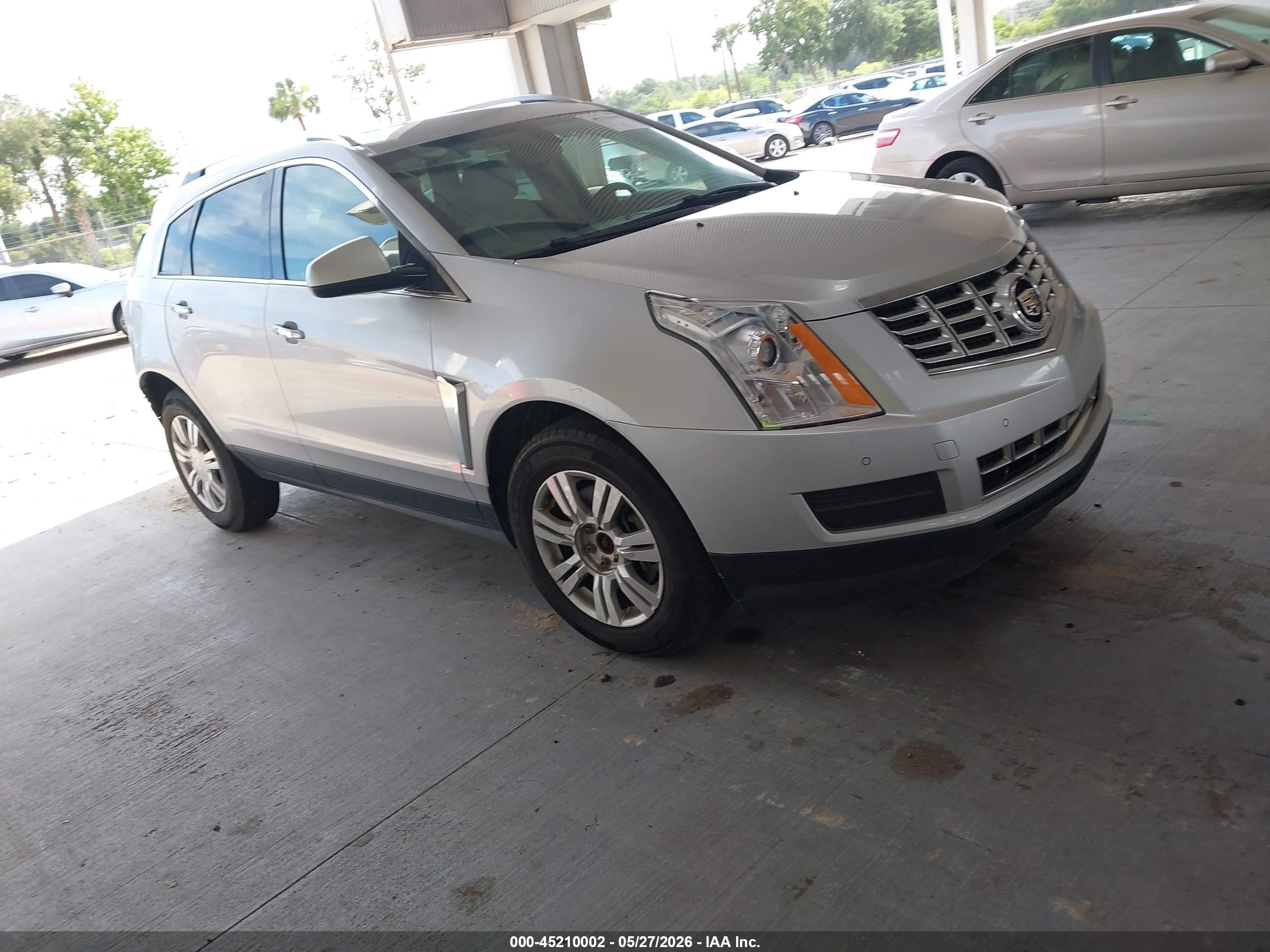 2014 Cadillac Srx Luxury Collection Silver vin: 3GYFNBE38ES602116