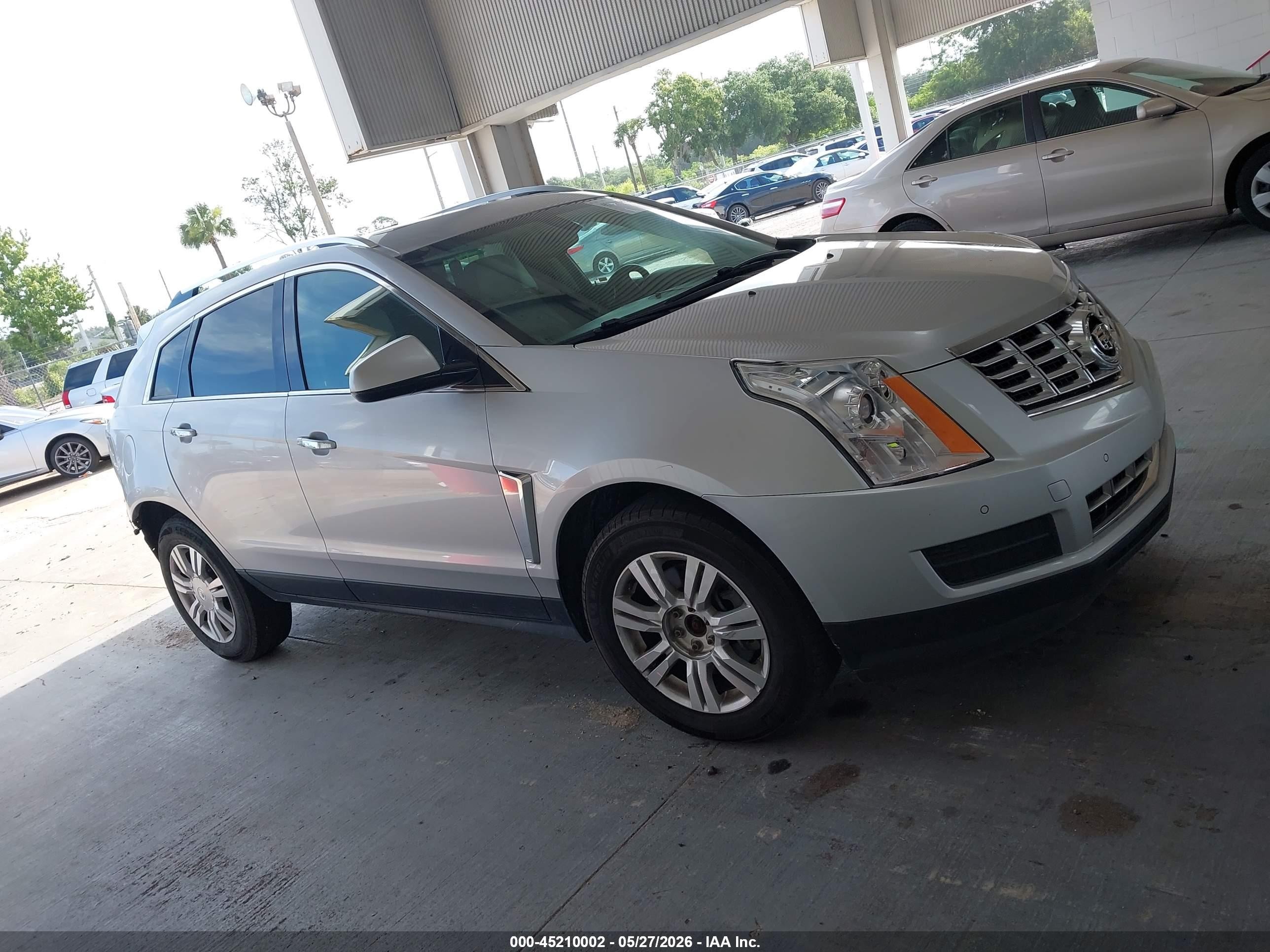 2014 Cadillac Srx Luxury Collection Silver vin: 3GYFNBE38ES602116