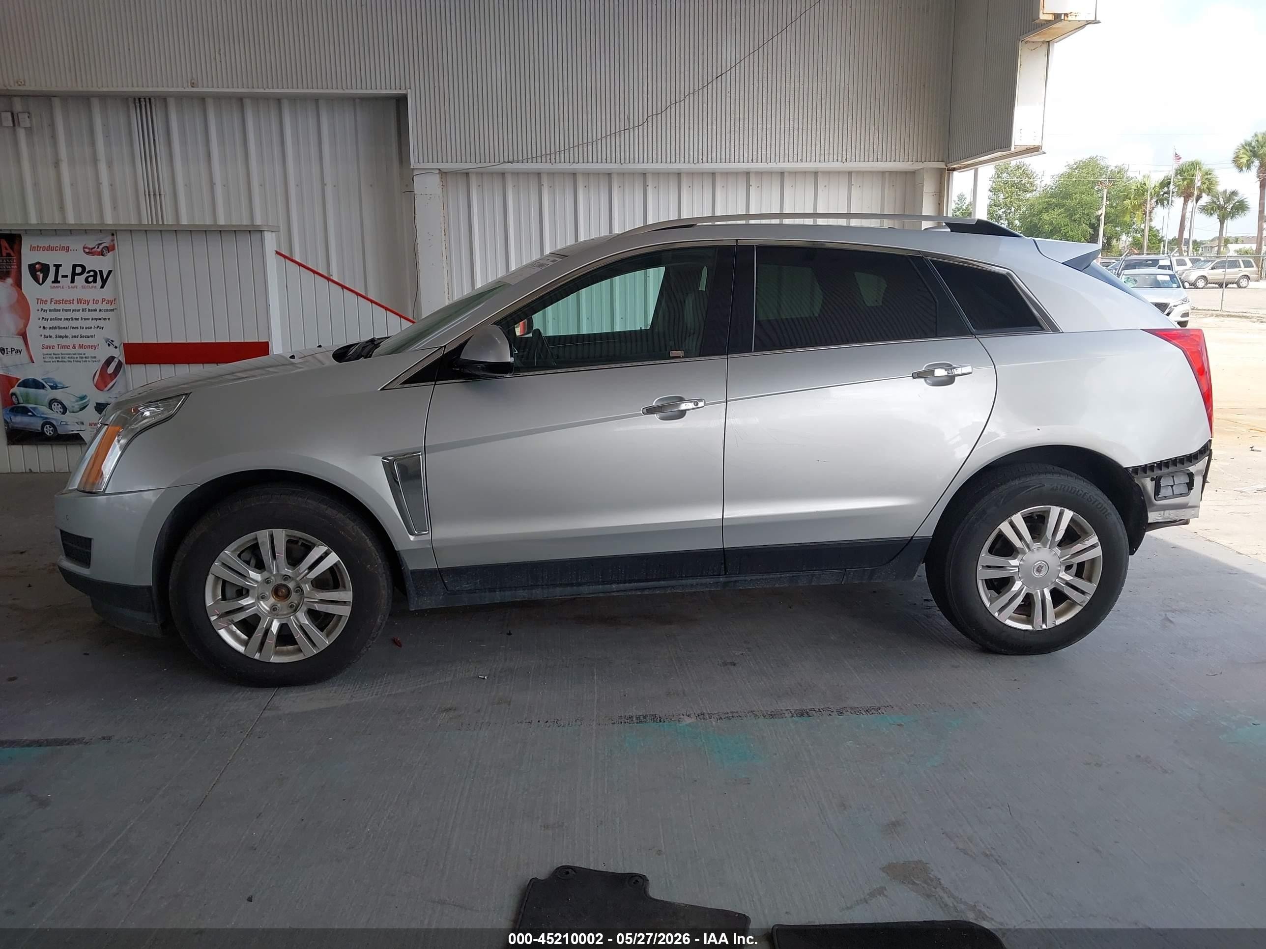 2014 Cadillac Srx Luxury Collection Silver vin: 3GYFNBE38ES602116