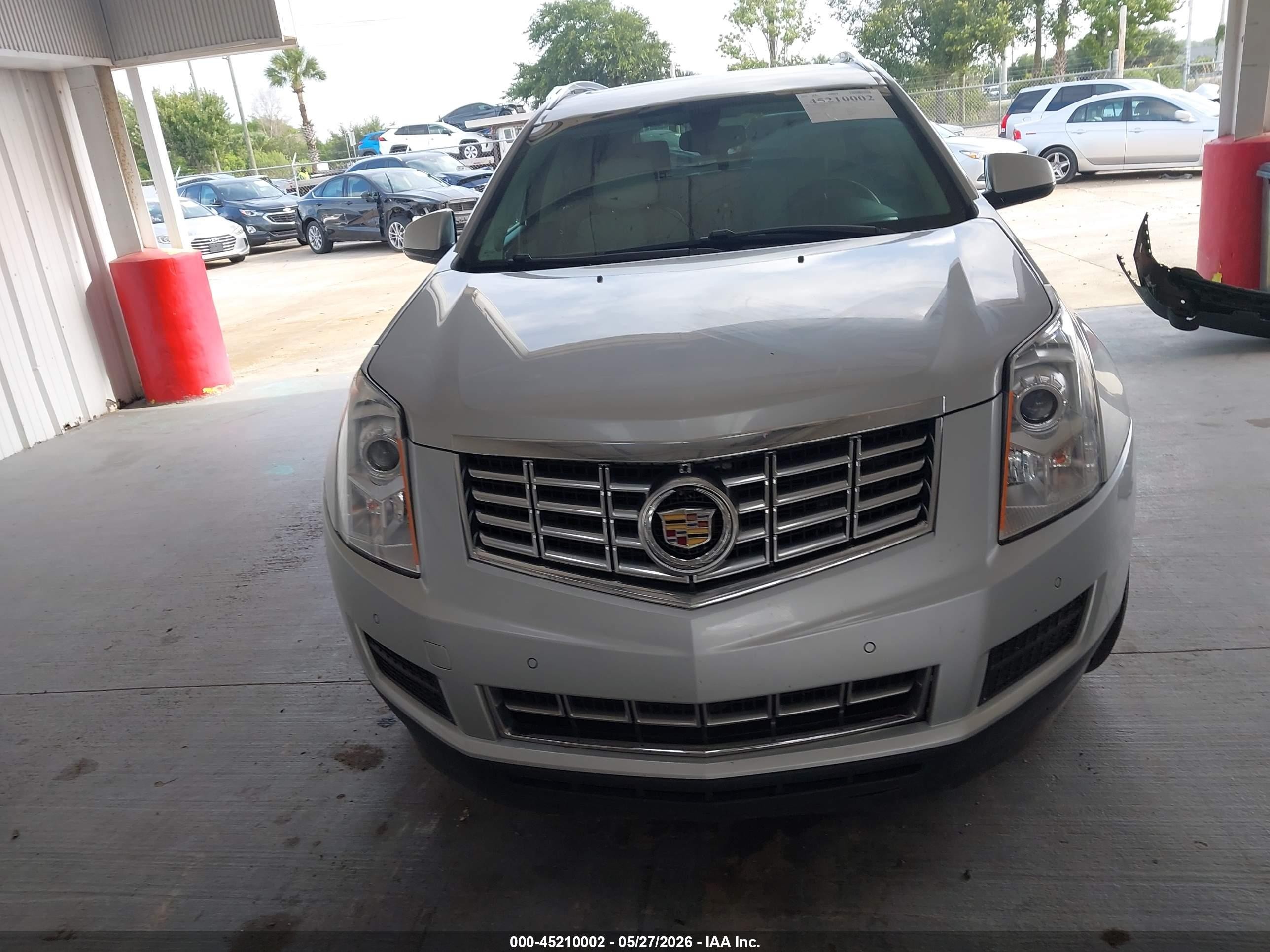 2014 Cadillac Srx Luxury Collection Silver vin: 3GYFNBE38ES602116