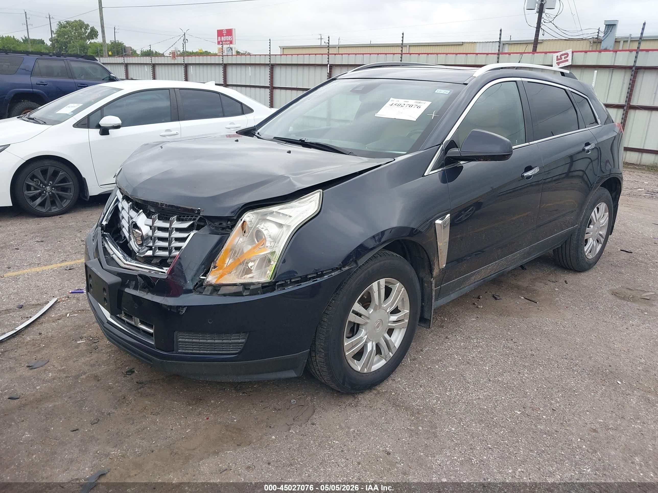 2014 Cadillac Srx Luxury Collection Dark Blue vin: 3GYFNBE38ES660971