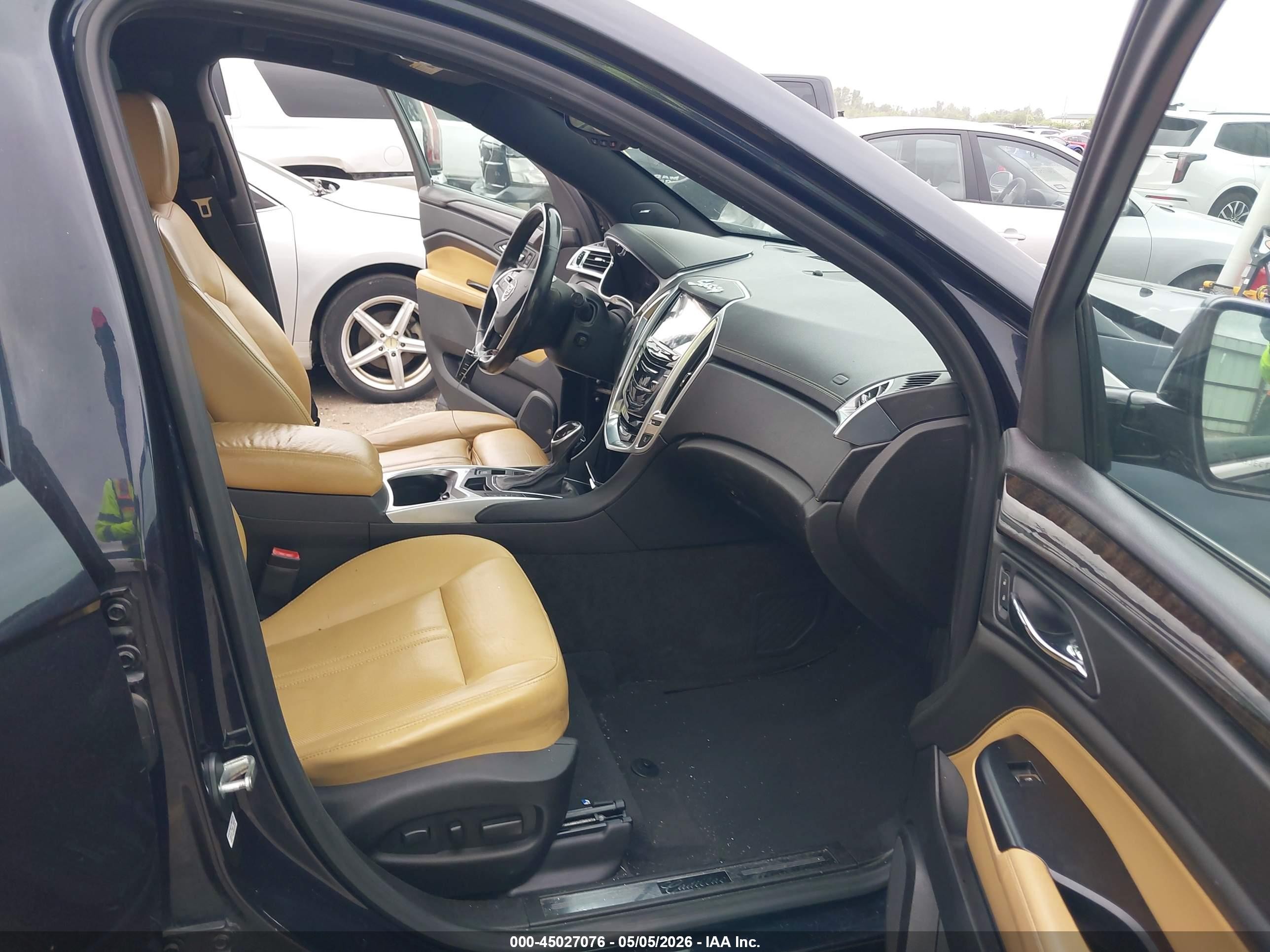 2014 Cadillac Srx Luxury Collection Dark Blue vin: 3GYFNBE38ES660971
