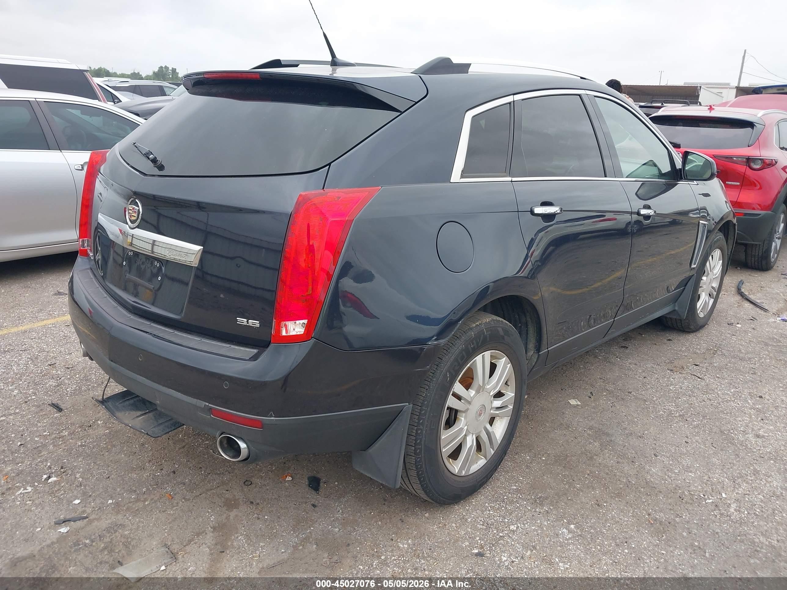 2014 Cadillac Srx Luxury Collection Dark Blue vin: 3GYFNBE38ES660971