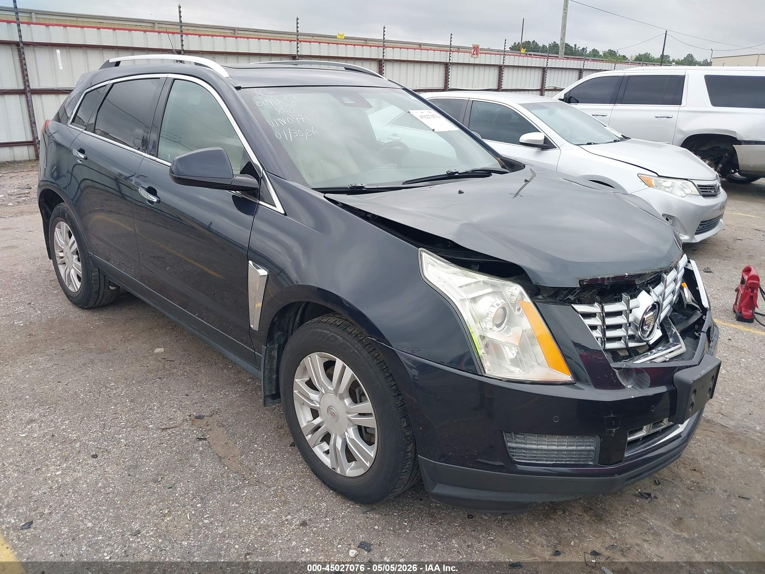 2014 Cadillac Srx Luxury Collection Dark Blue vin: 3GYFNBE38ES660971