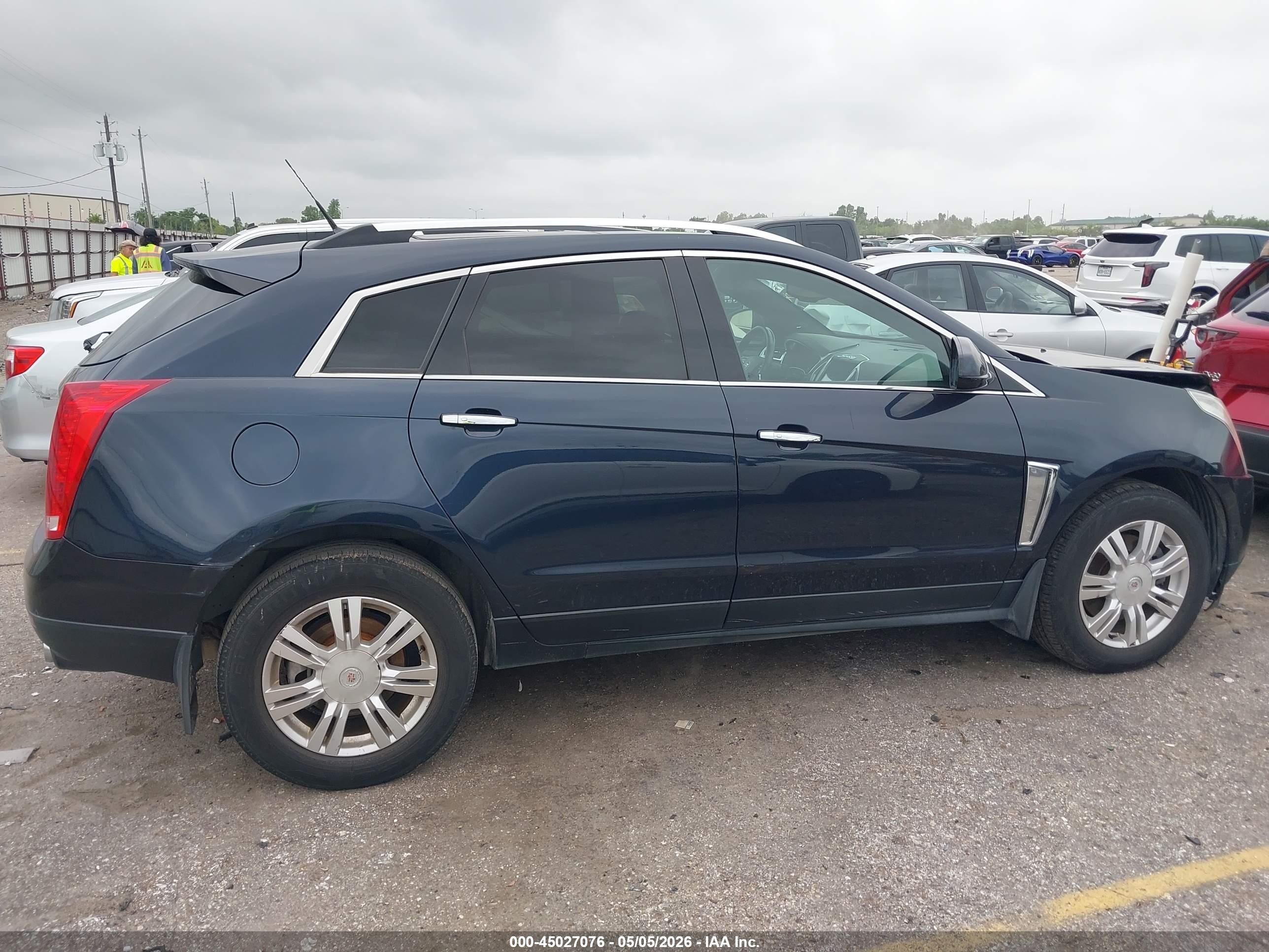 2014 Cadillac Srx Luxury Collection Dark Blue vin: 3GYFNBE38ES660971
