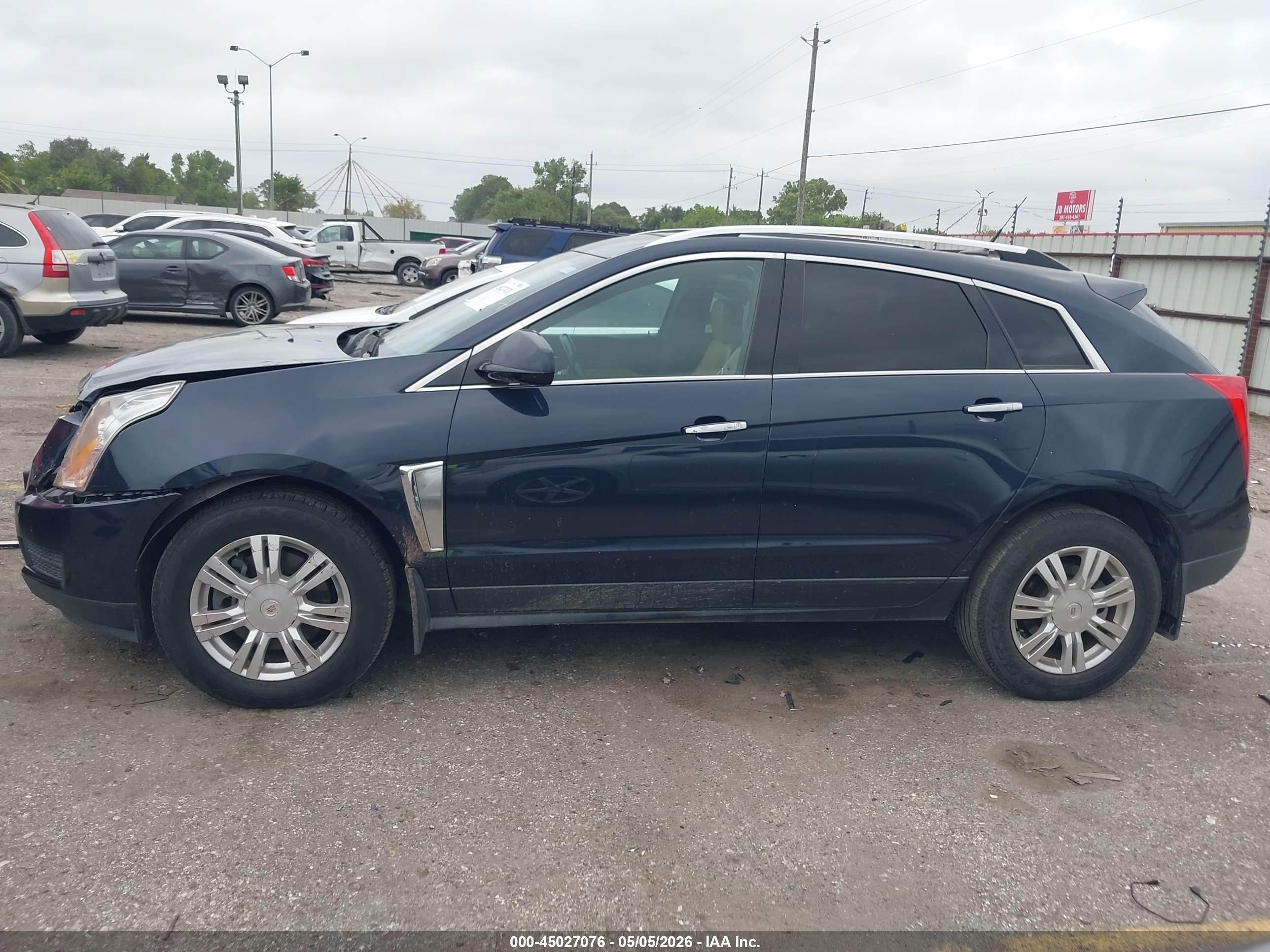 2014 Cadillac Srx Luxury Collection Dark Blue vin: 3GYFNBE38ES660971
