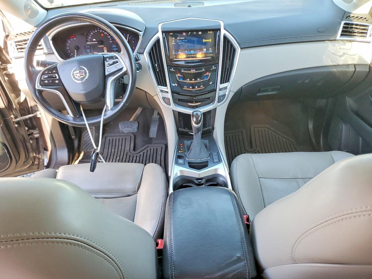 2015 Cadillac Srx Luxury Collection Brown vin: 3GYFNBE38FS527385