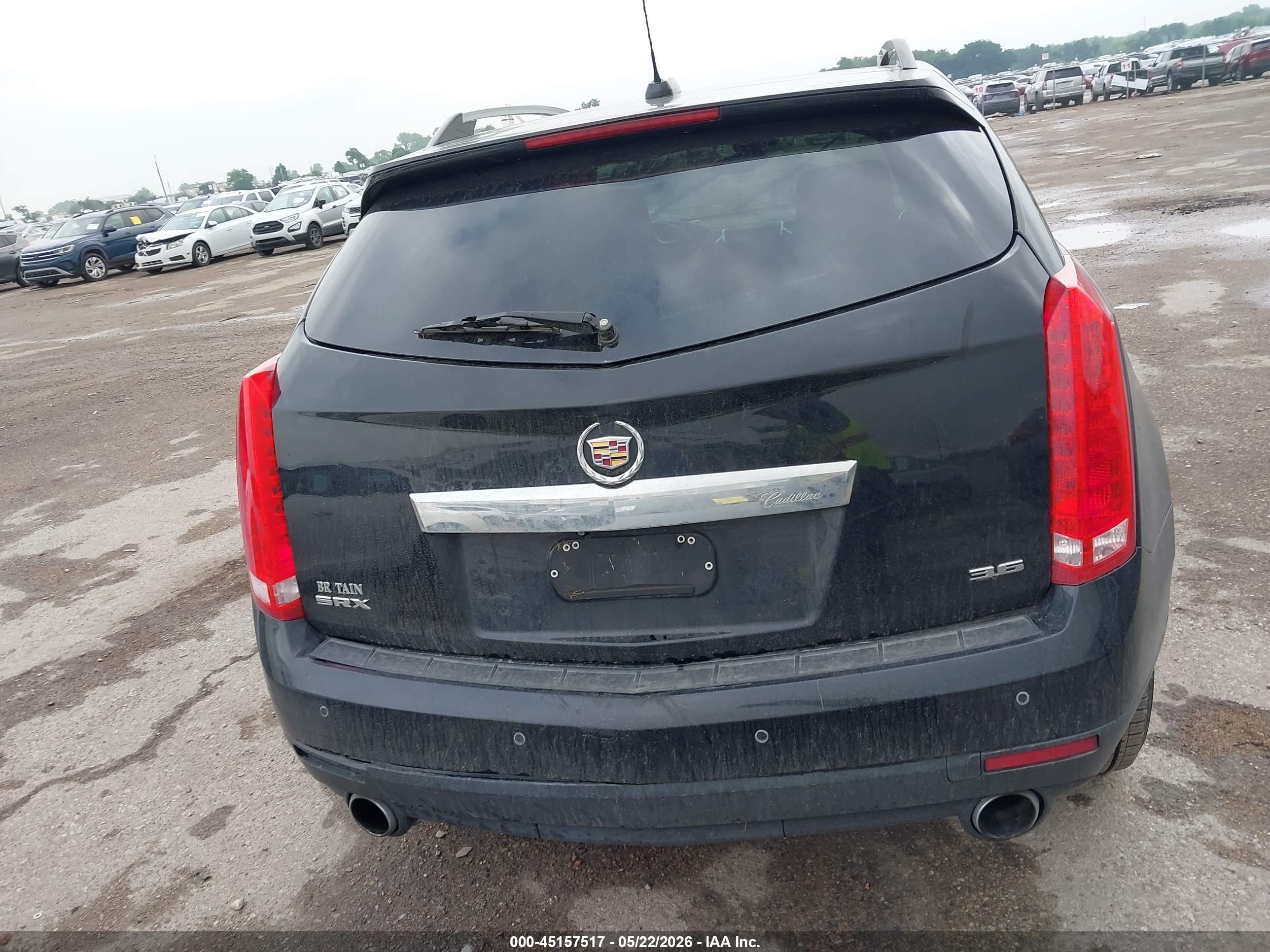 2015 Cadillac Srx Luxury Collection Черный vin: 3GYFNBE38FS536698
