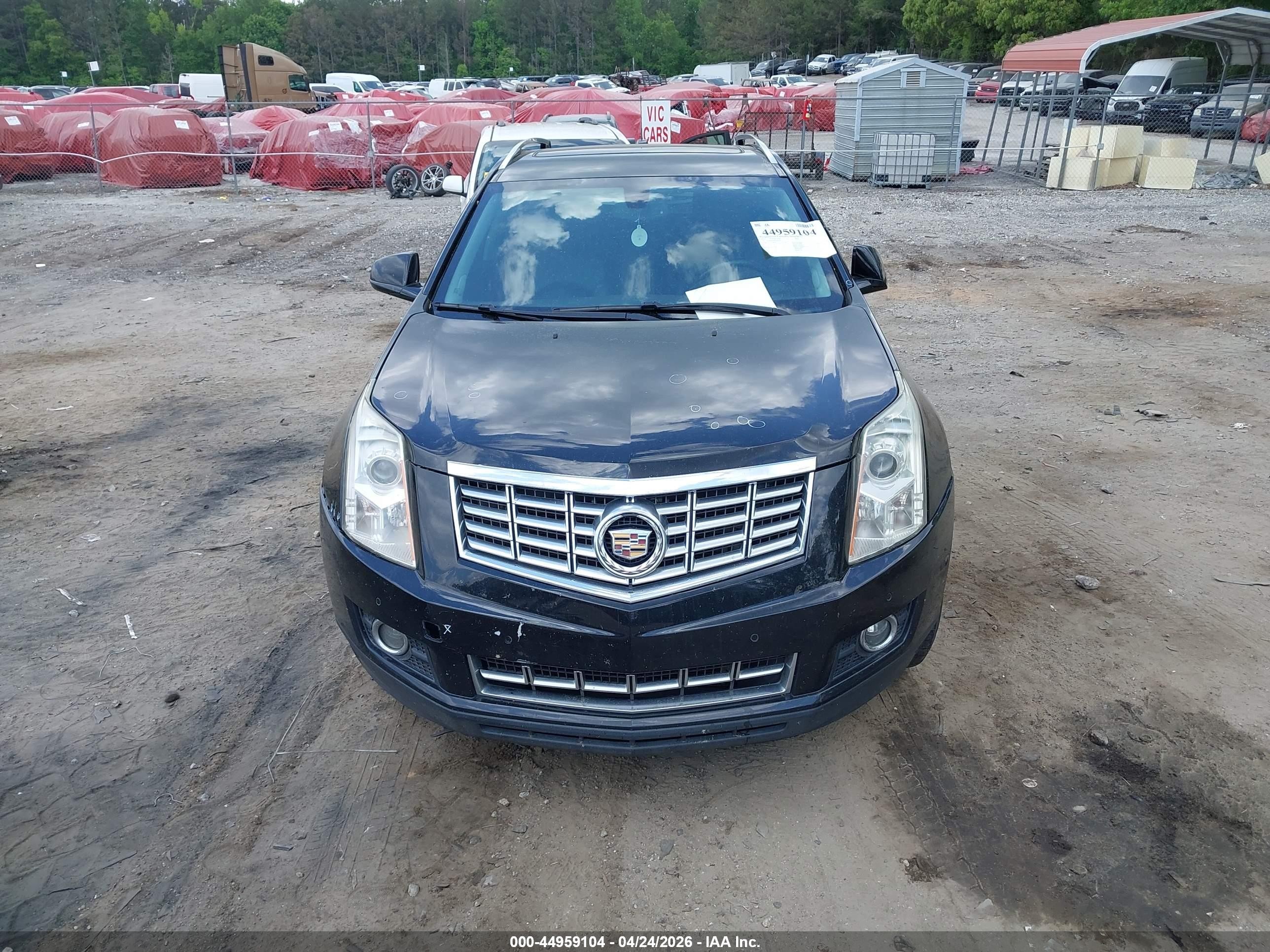 2015 Cadillac Srx Luxury Collection Черный vin: 3GYFNBE38FS544283