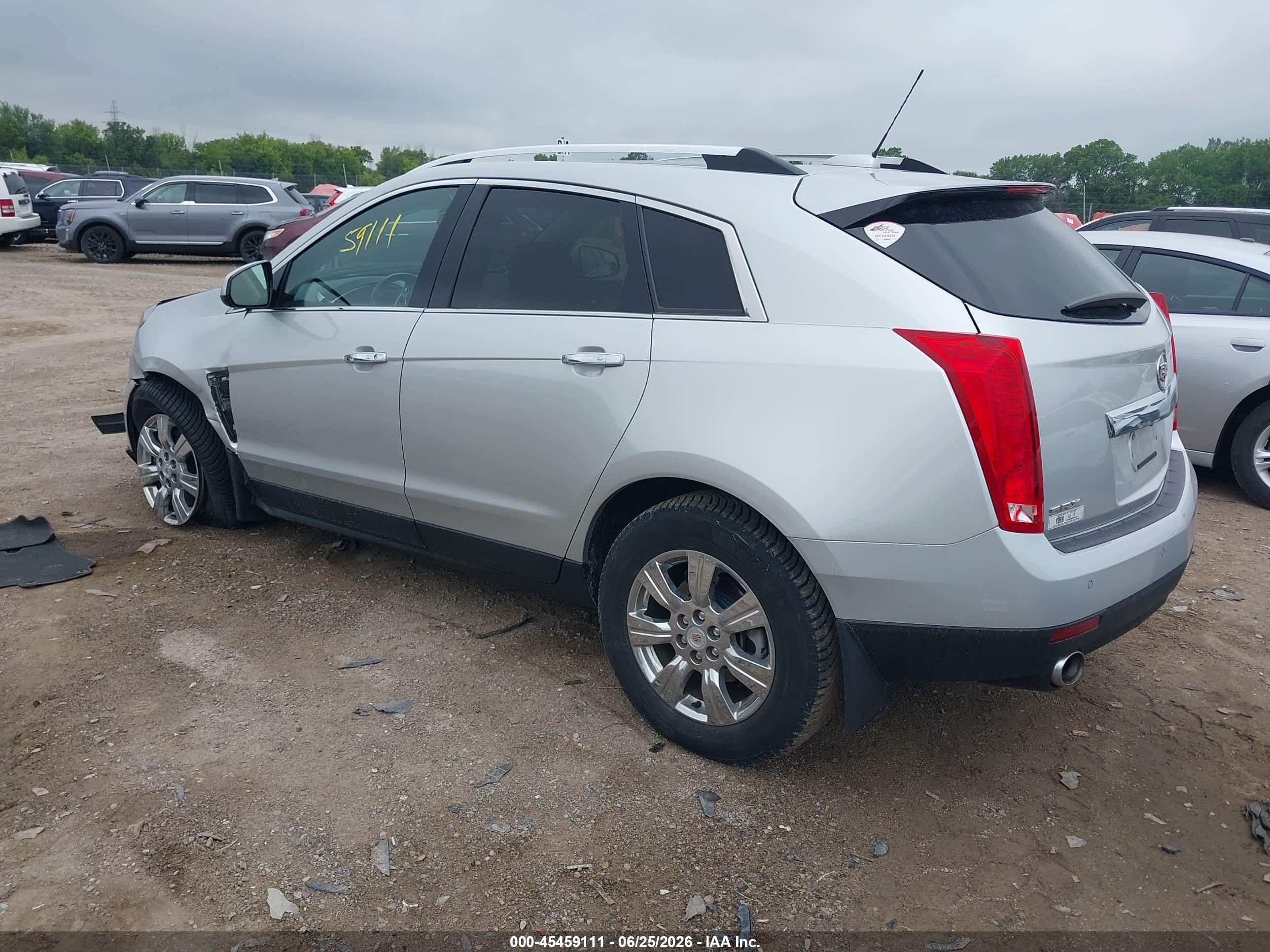 2015 Cadillac Srx Luxury Collection Silver vin: 3GYFNBE38FS547054