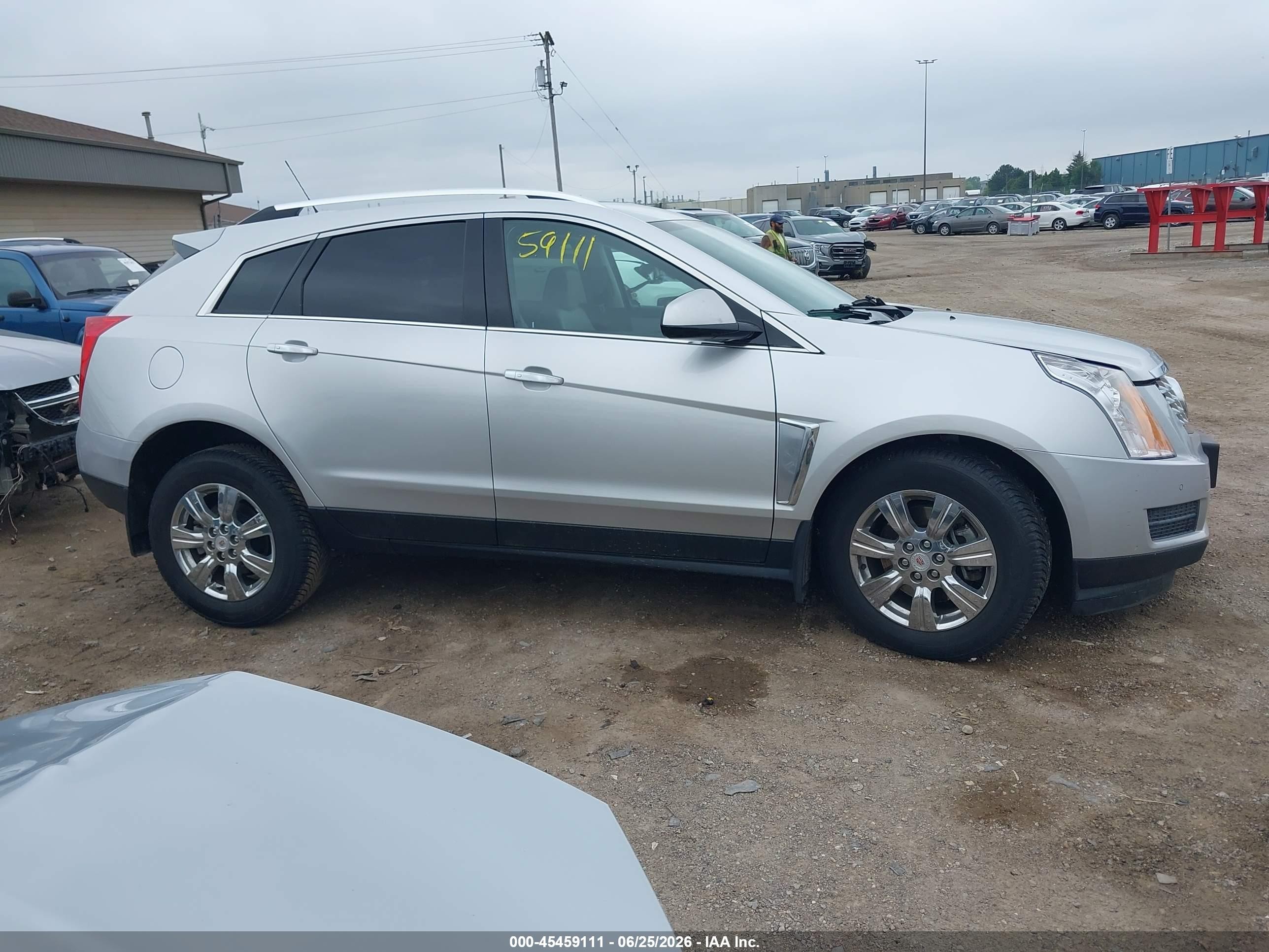 2015 Cadillac Srx Luxury Collection Silver vin: 3GYFNBE38FS547054