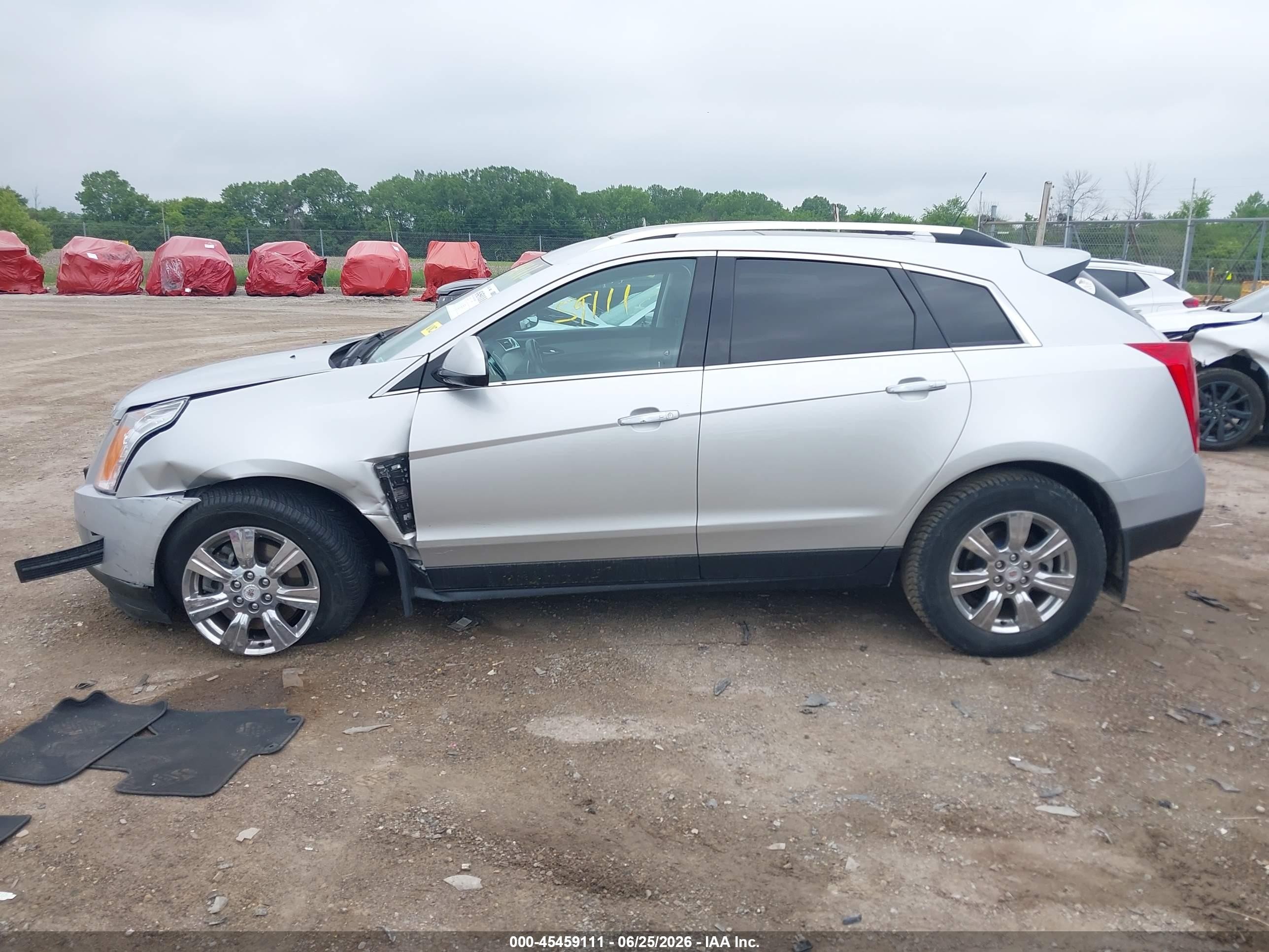 2015 Cadillac Srx Luxury Collection Silver vin: 3GYFNBE38FS547054