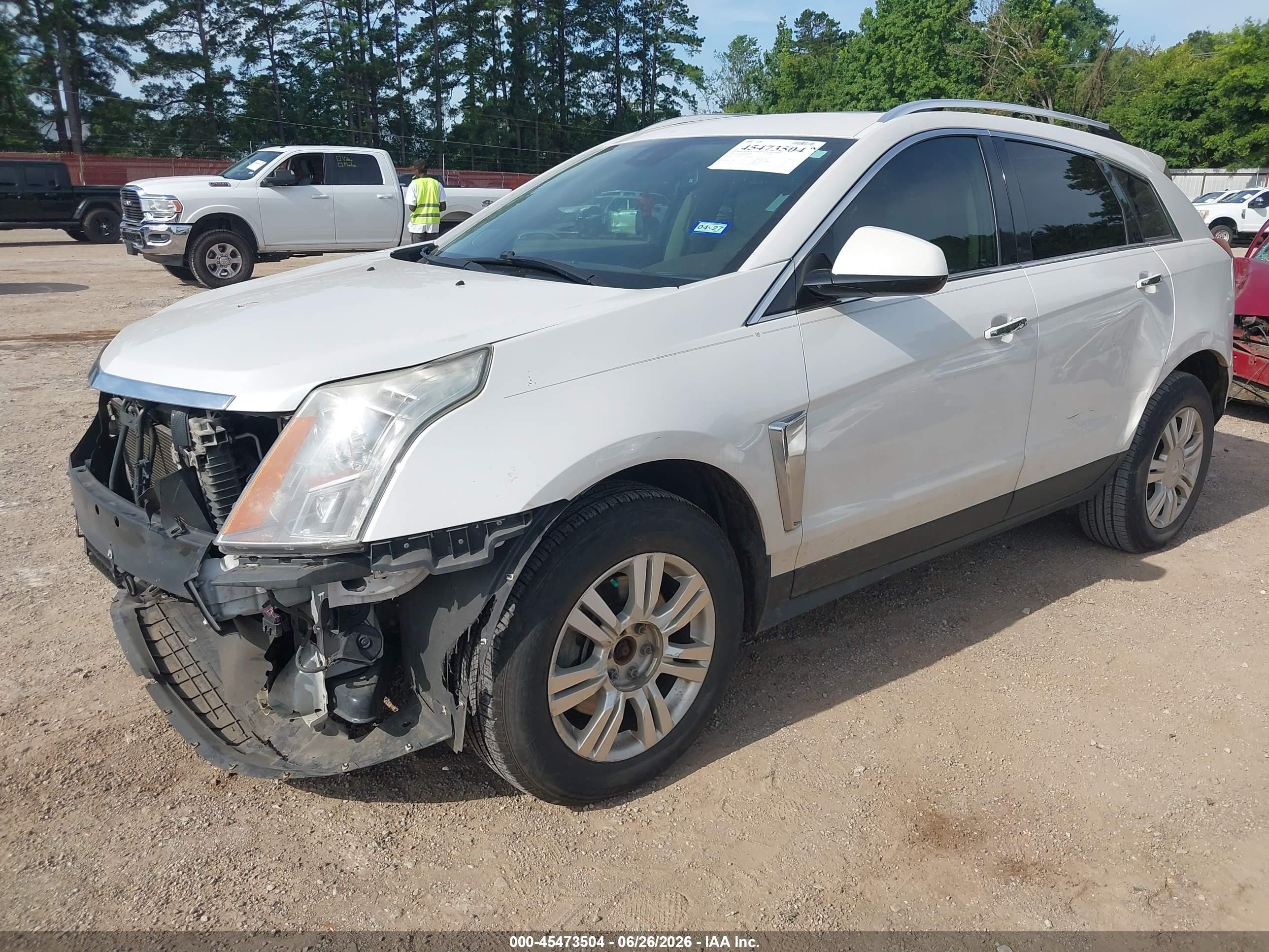 2015 Cadillac Srx Luxury Collection Белый vin: 3GYFNBE38FS599140